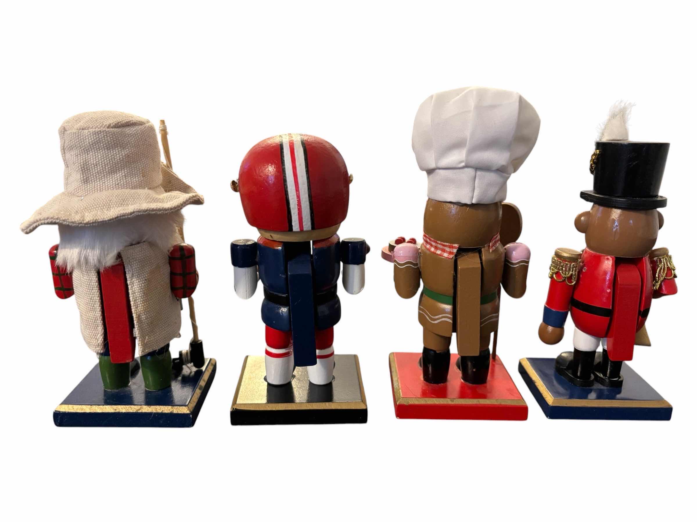 Photo 1 of 4 PC WOOD NUTCRACKER DECOR