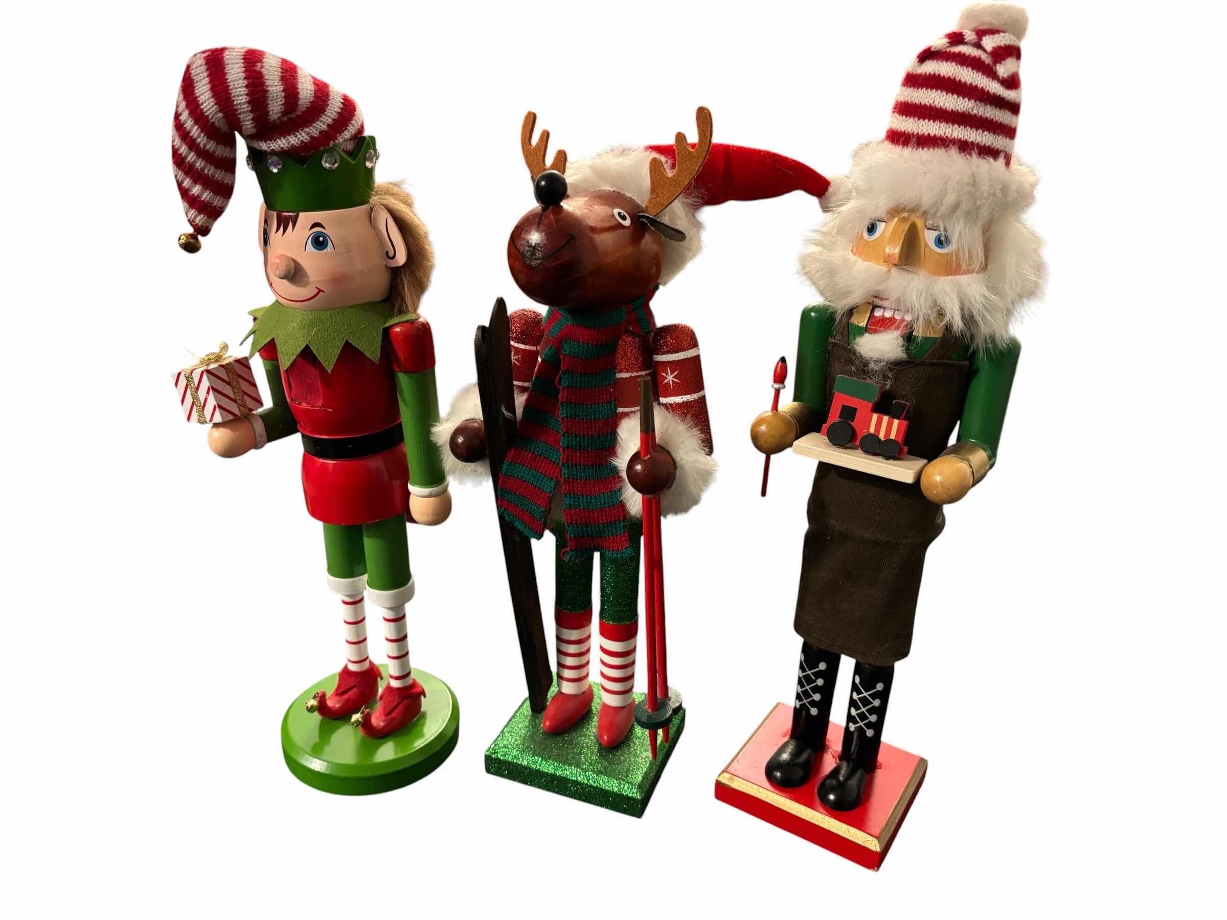 Photo 1 of 3 PC WOODEN NUTCRACKERS $45