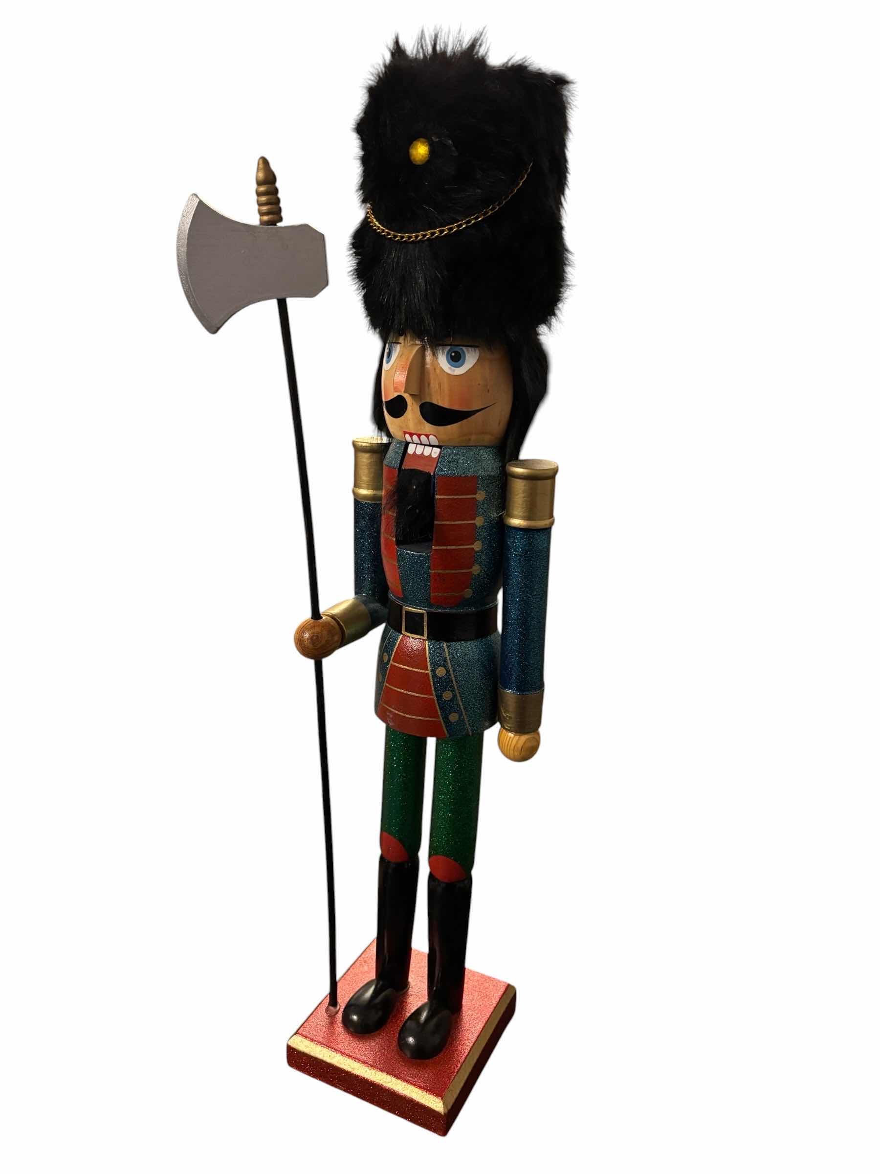 Photo 1 of 24” WOODEN NUTCRACKER W AXE (1)