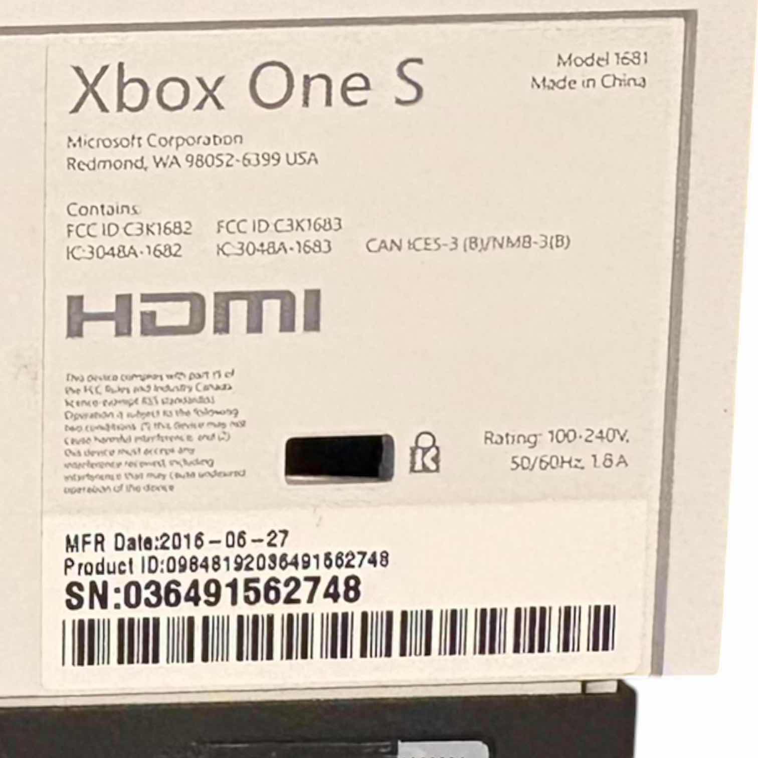 Photo 1 of XBOX ONE S WITH CONTROLLERS AND CHARGER