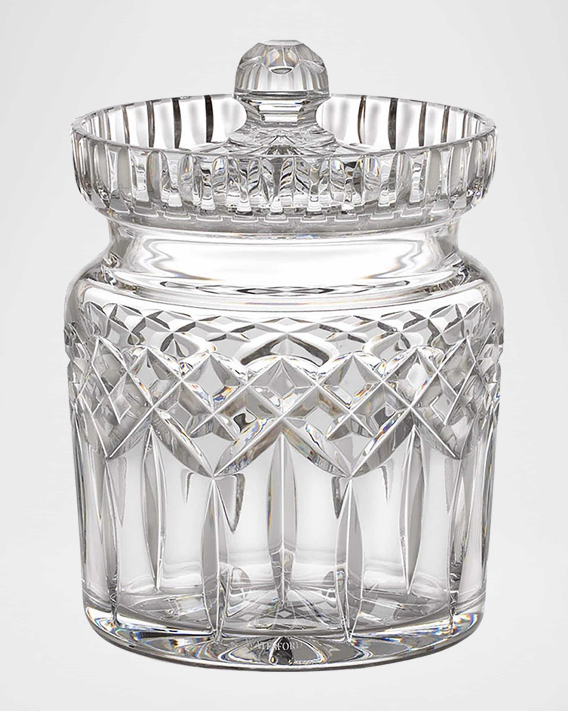 Photo 1 of WATERFORD CRYSTAL LISMORE BISCUIT BARREL H7.5”
