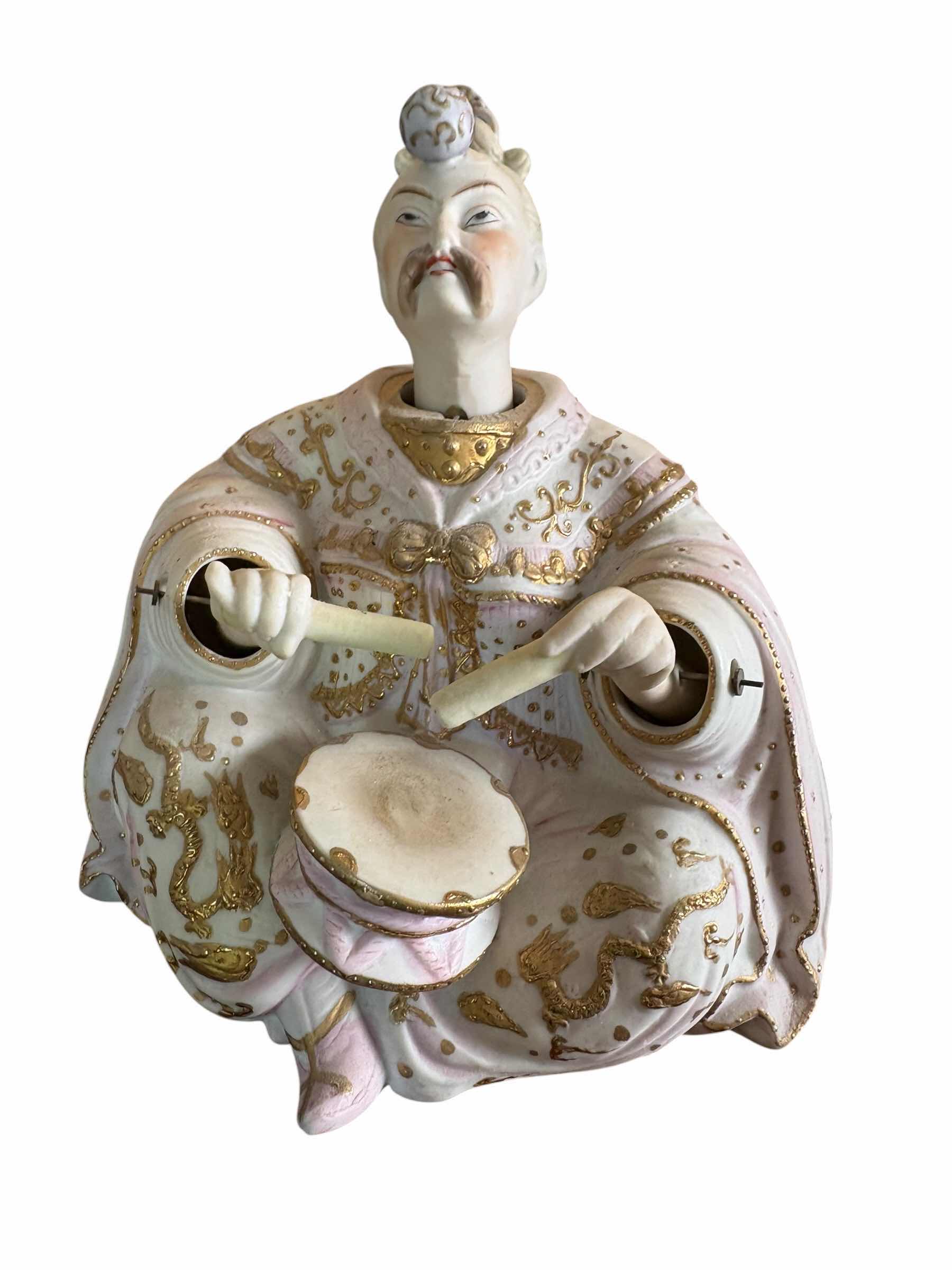 Photo 1 of ANTIQUE GERMANIC NODDER CIRCUS PORCELAIN FIGURINE H6.5”