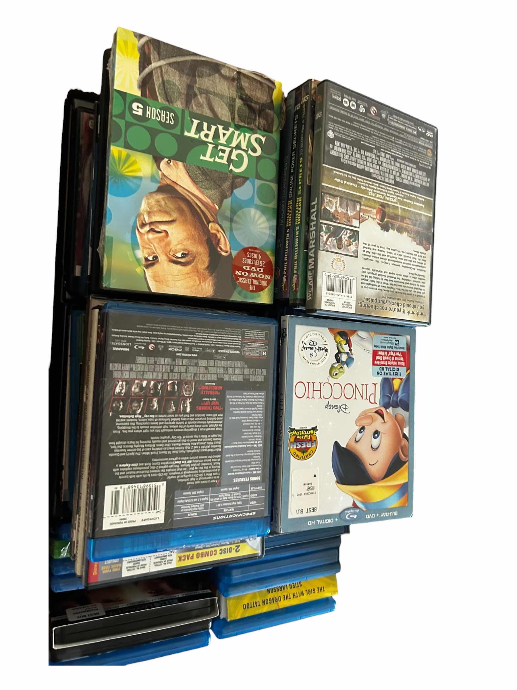 Photo 1 of VARIOUS DVDS AND BLUERAY DISCS