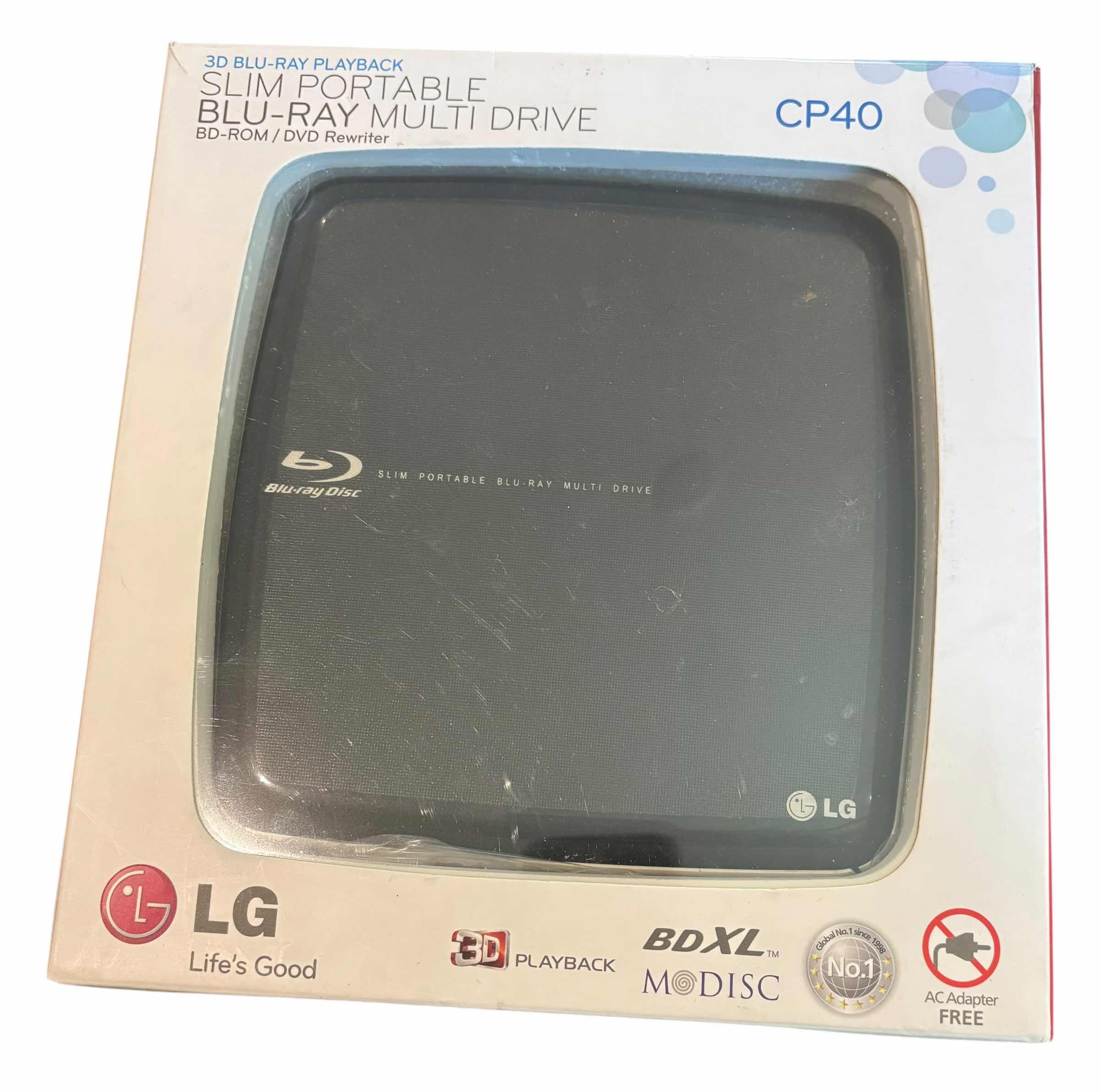 Photo 1 of NIB LG SLIM PORTABLE BLU-RAY MULTI DRIVE $65