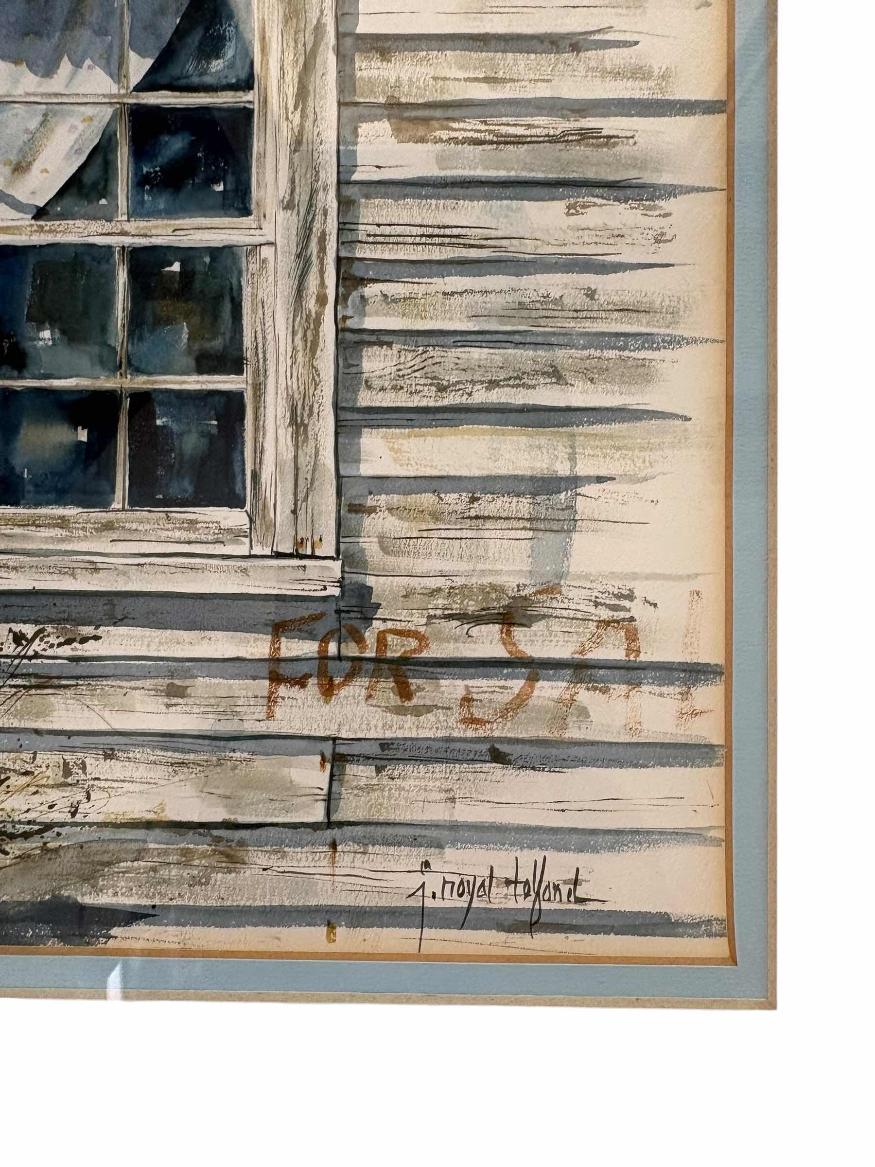 Photo 1 of FRAMED ARTWORK RUSTIC FOR SALE COTTAGE WATER COLOR PRINT -SIGNED J ROYAL HELFERT 15.5”X17.5” $120