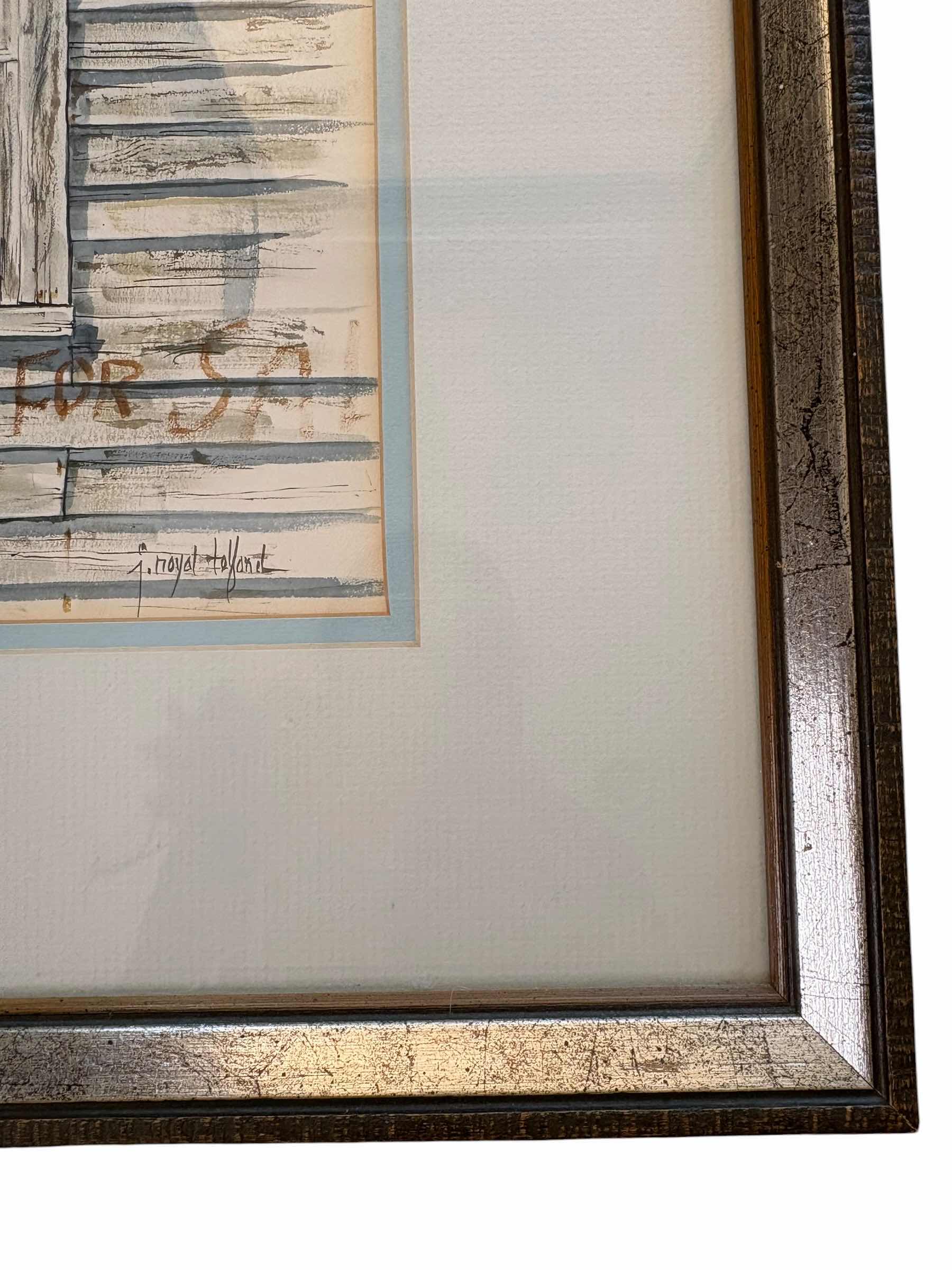 Photo 1 of FRAMED ARTWORK RUSTIC FOR SALE COTTAGE WATER COLOR PRINT -SIGNED J ROYAL HELFERT 15.5”X17.5” $120