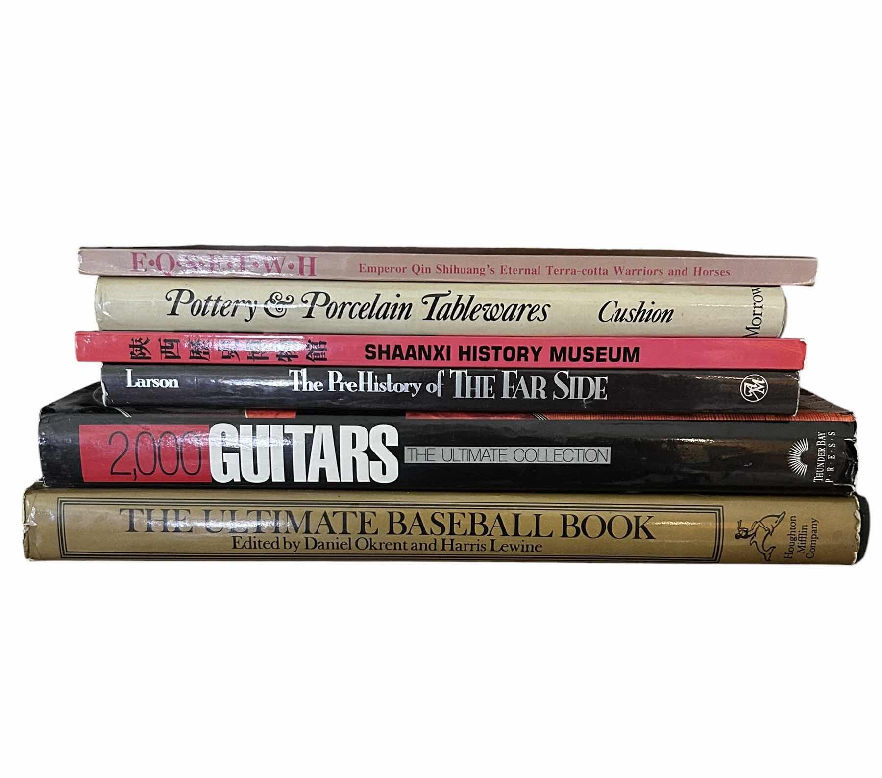 Photo 1 of COLLECTION OF (6) VARIOUS BOOKS ABOUT MUSEUMS, MUSIC, BASEBALL, AND POTTERY