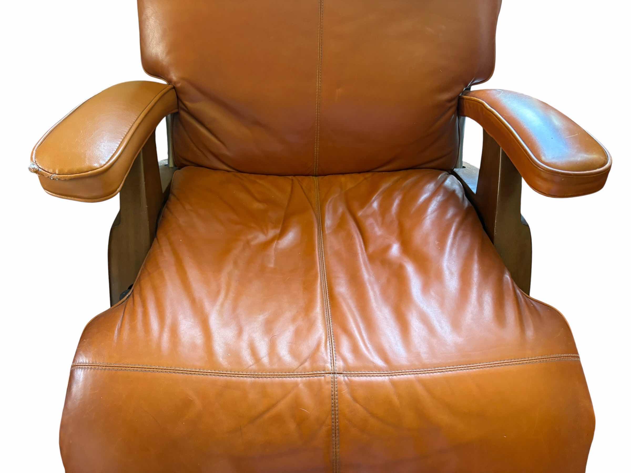 Photo 1 of HUMAN TOUCH PERFECT COGNAC LEATHER ZERO GRAVITY SPINAL RELIEF CHAIR
