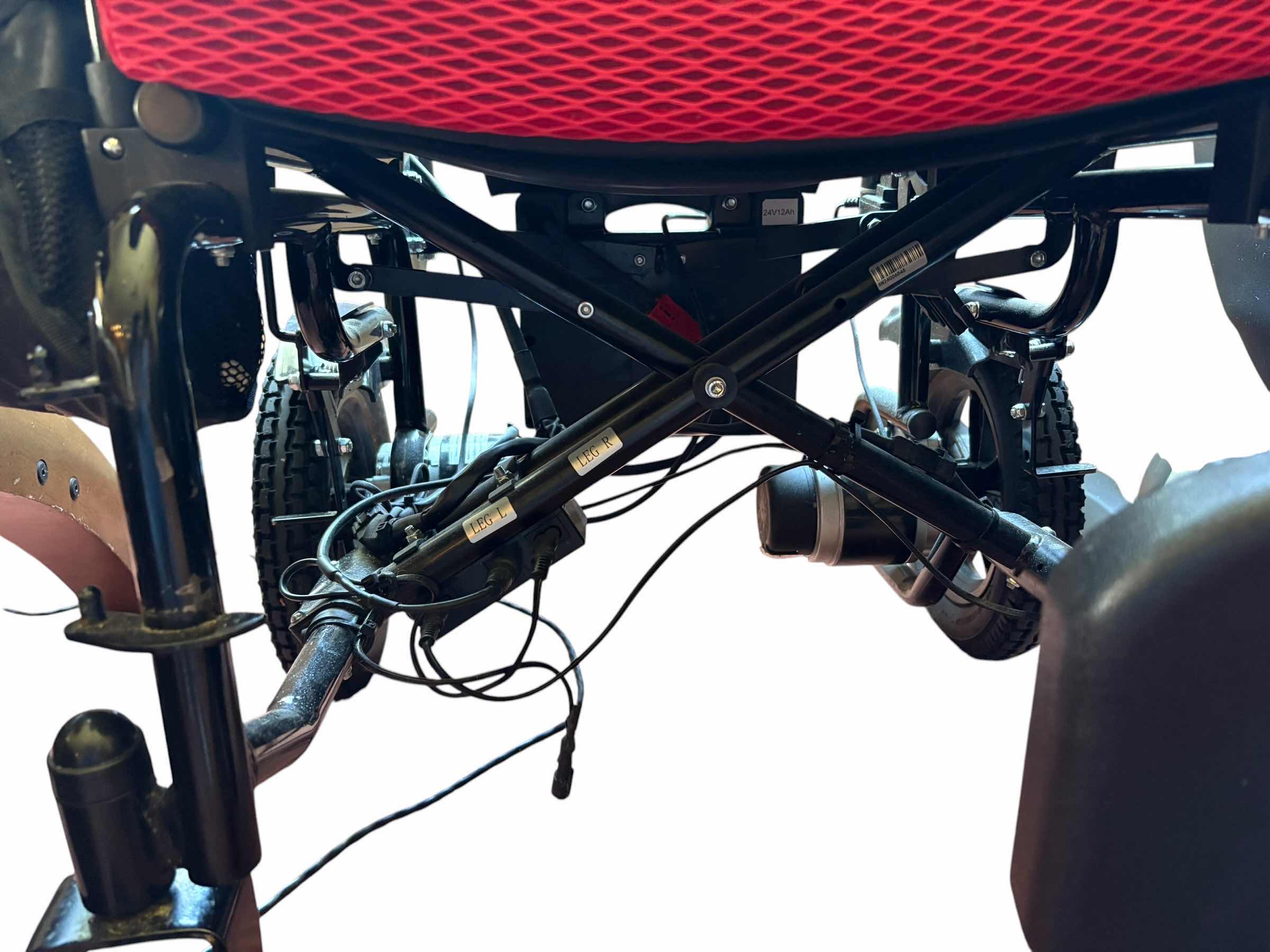 Photo 1 of COMFYGO X-9 ELECTRIC WHEELCHAIR W BRIGHT RED MESH $2,299