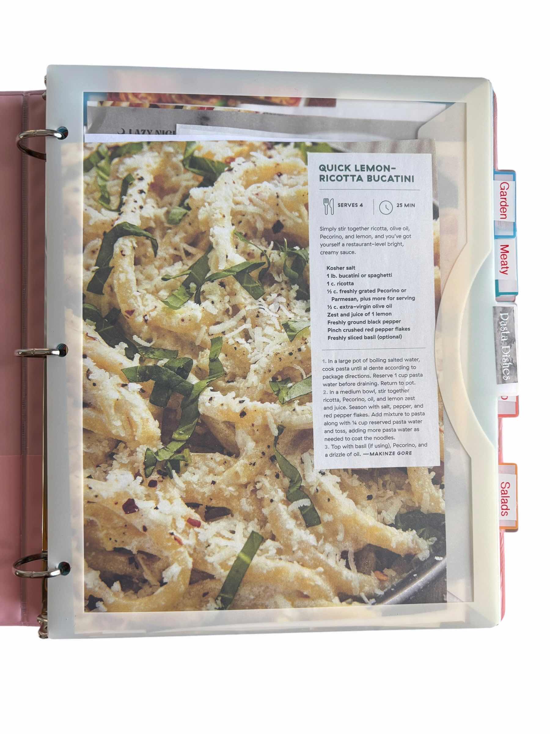 Photo 1 of RECIPE BINDERS (8)