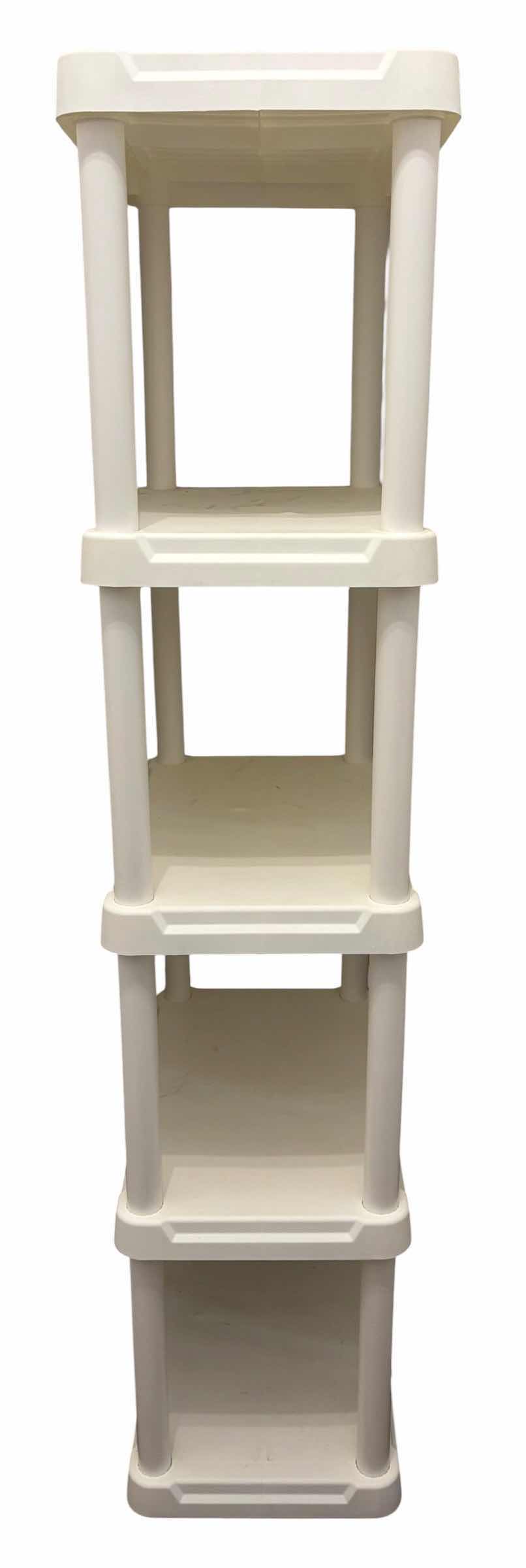 Photo 1 of PLASTIC SHELVING UNIT H62.5” X 21.5”