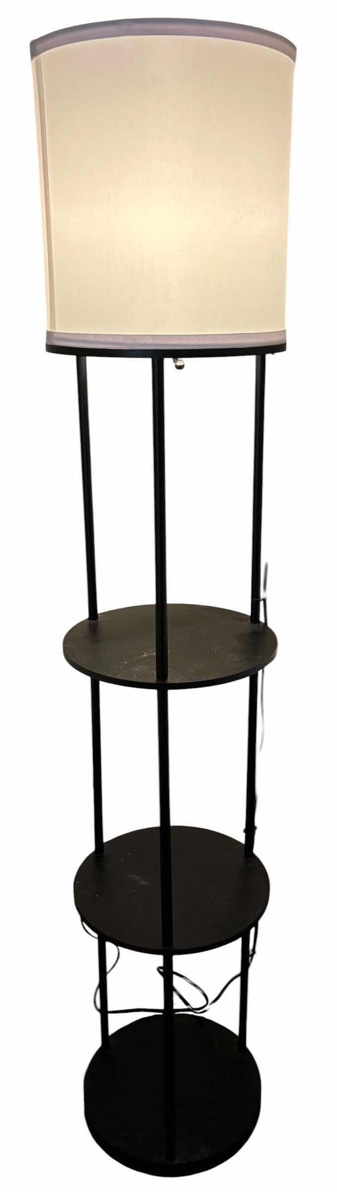 Photo 1 of SHELF FLOOR LAMP H56” $50