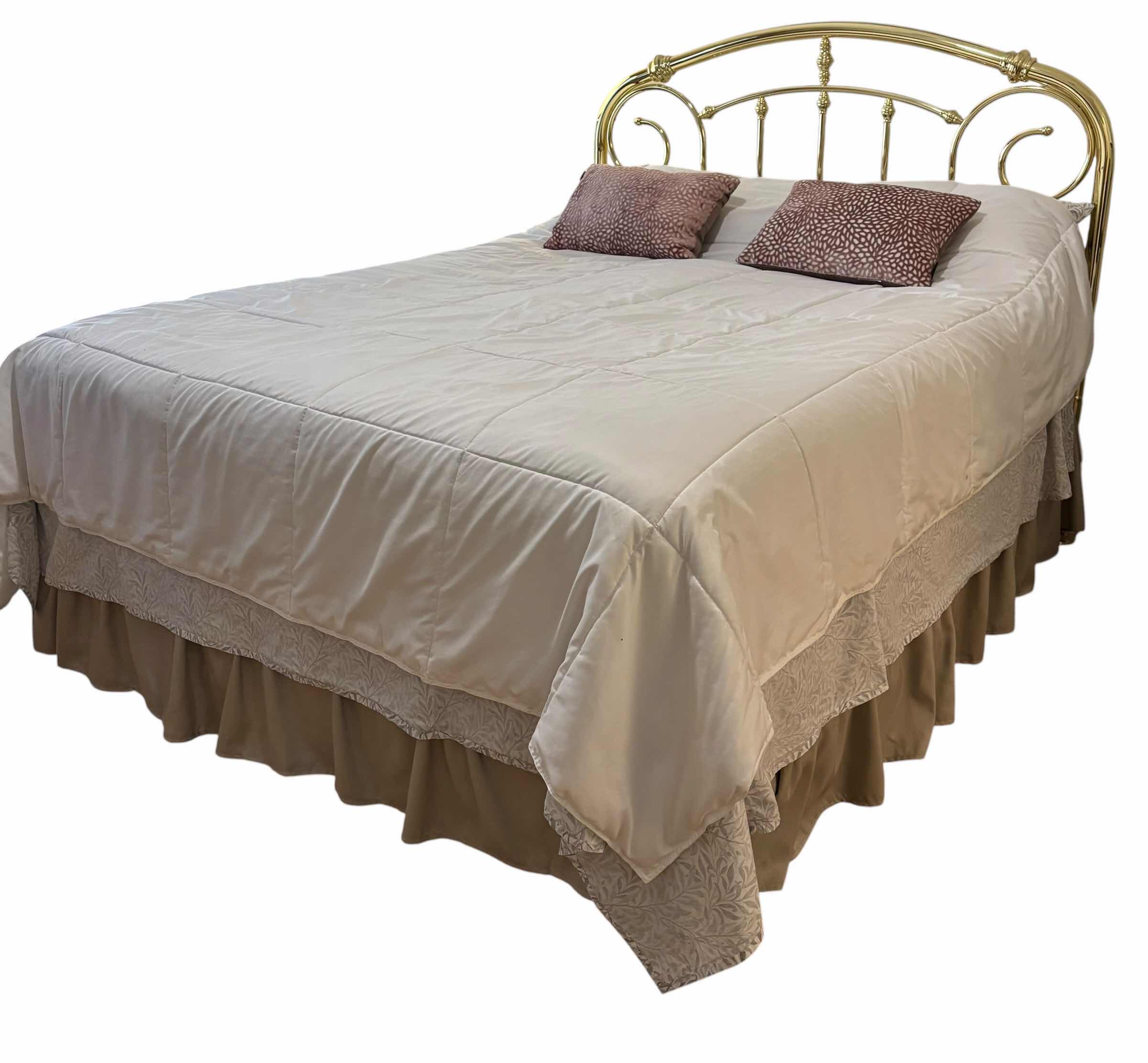 Photo 1 of QUEEN SIZED BED & HEADBOARD WITH 2 MATTRESS PROTECTORS