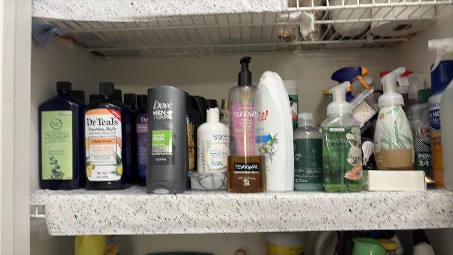 Photo 1 of HALLWAY CLOSET OF HYGIENE PRODUCTS AND CLEANING SUPPLIES