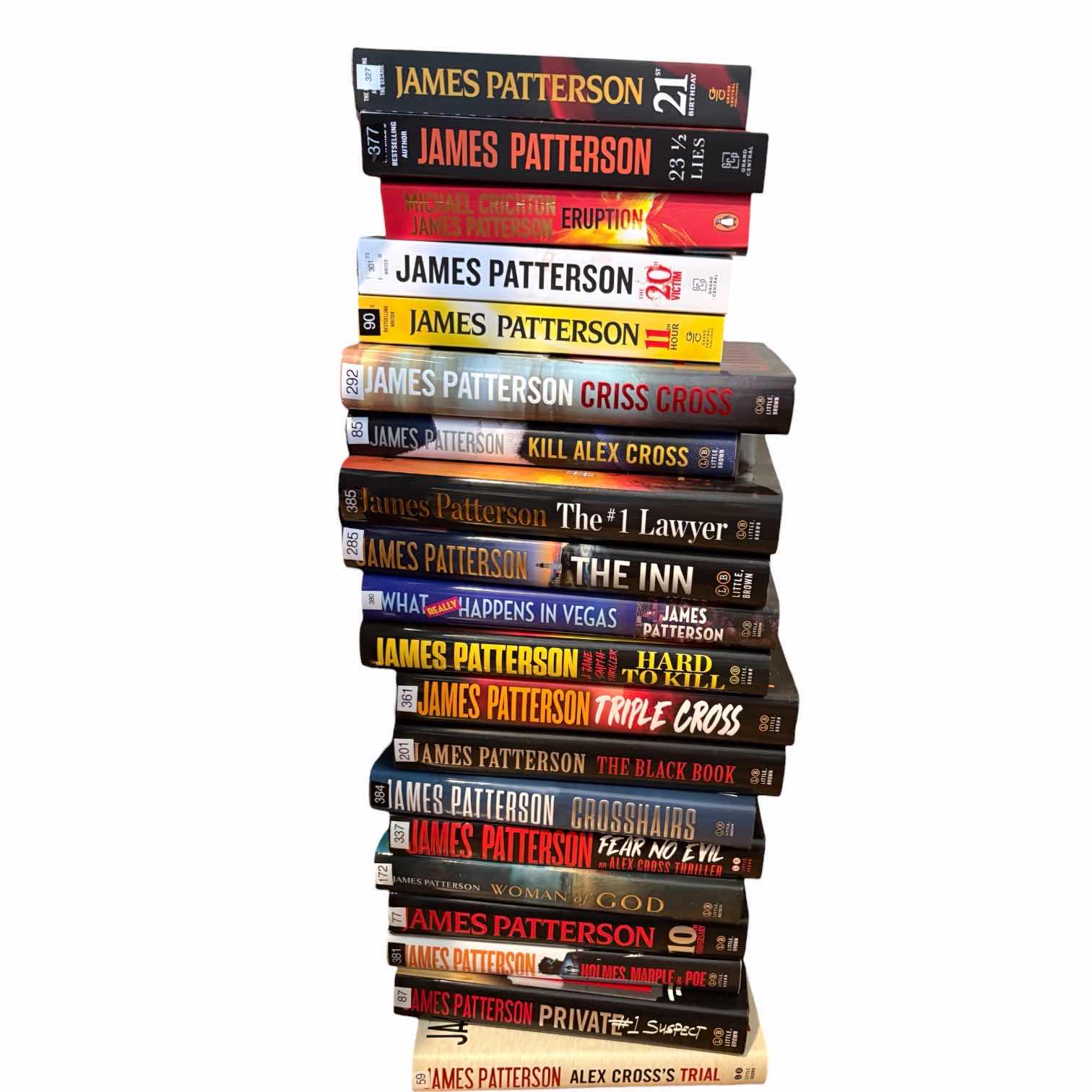 Photo 1 of (20)PCS BOOKS AUTHOR JAMES PATTERSON