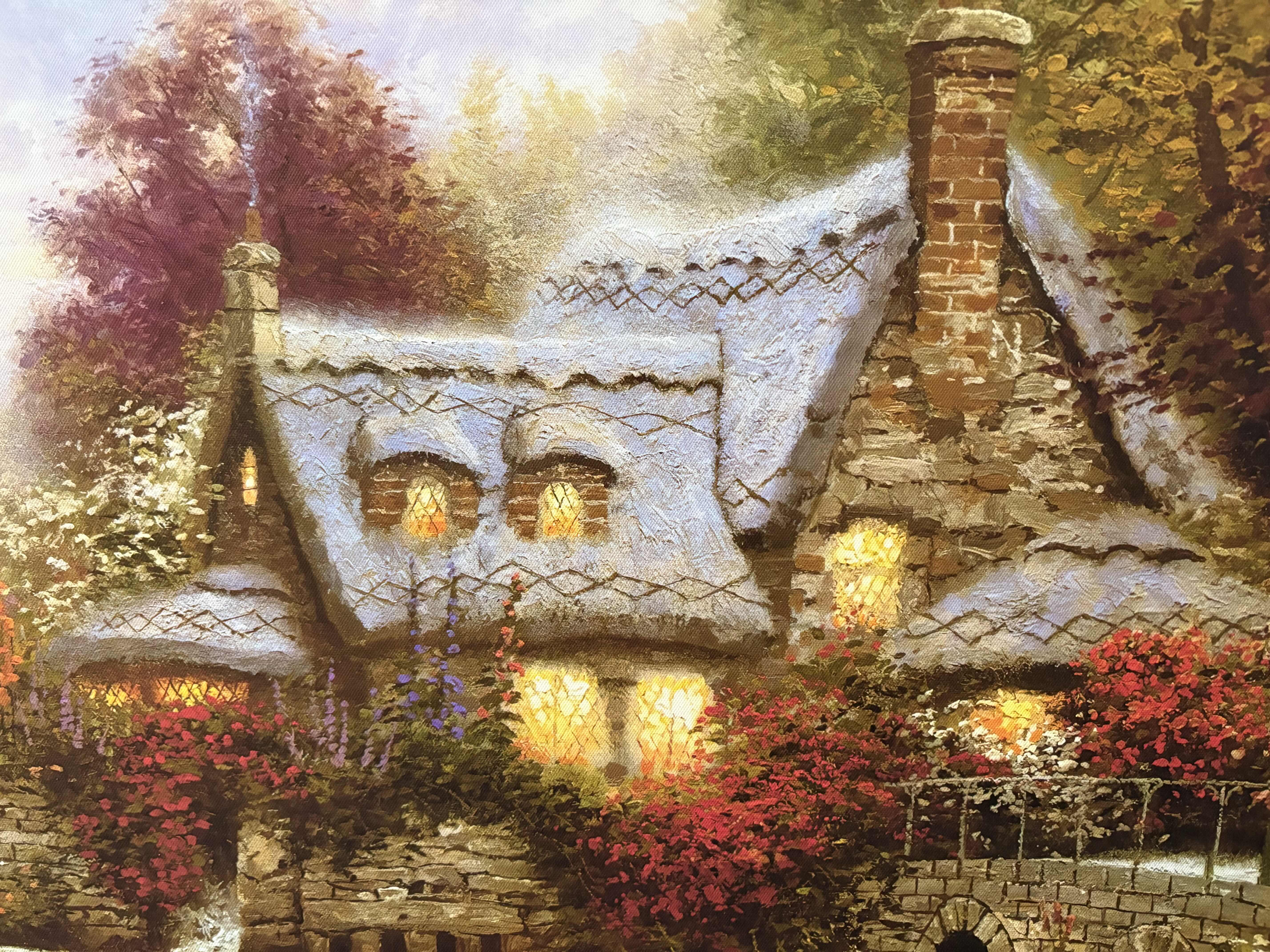 Photo 1 of FRAMED CANVAS COTTAGE IN FORREST 31”X24”