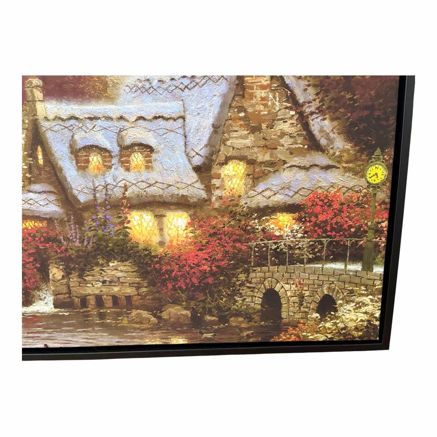Photo 1 of FRAMED CANVAS COTTAGE IN FORREST 31”X24”
