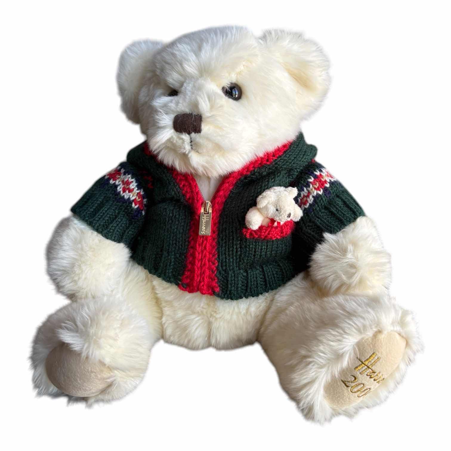 Photo 1 of VINTAGE HARRODS ALEXANDER 2006 CHRISTMAS BEAR H12”