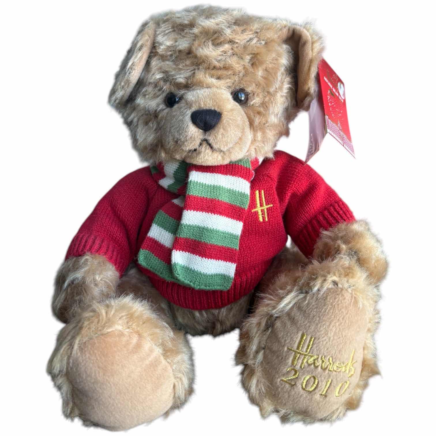 Photo 1 of HARRODS ARCHIE 2017 CHRISTMAS BEAR W ORIGINAL TAG H12” $125