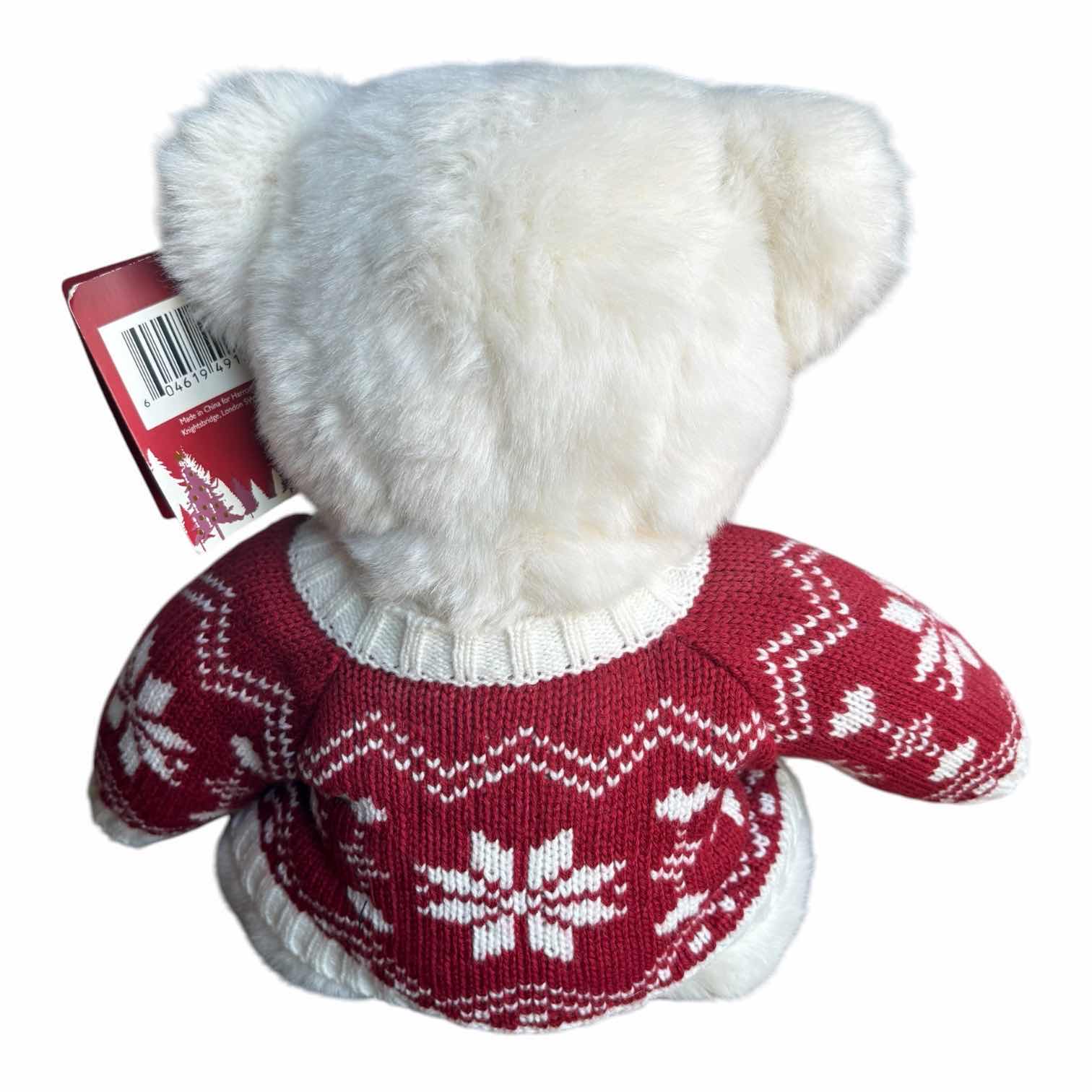 Photo 1 of HARRODS CHESTER 2012 CHRISTMAS BEAR W ORIGINAL TAG H12” $90