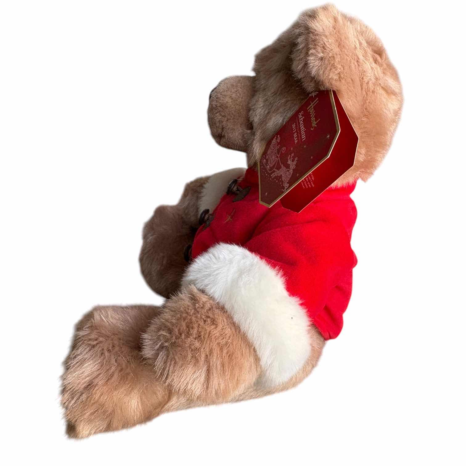 Photo 1 of HARRODS SEBASTIAN 2013 CHRISTMAS BEAR W ORIGINAL TAG H12”