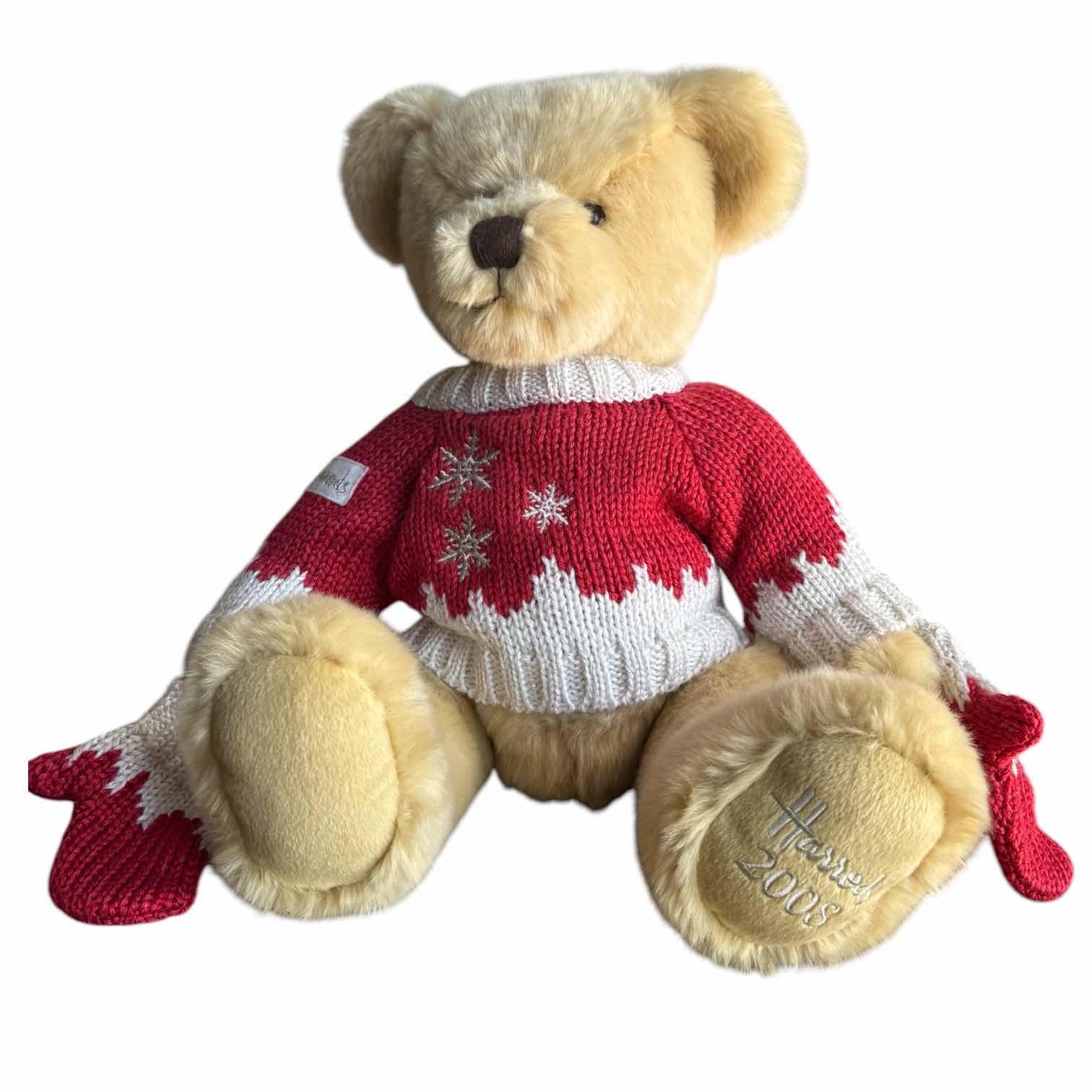 Photo 1 of HARRODS CHRISTMAS OSCAR 2008 CHRISTMAS BEAR H12”