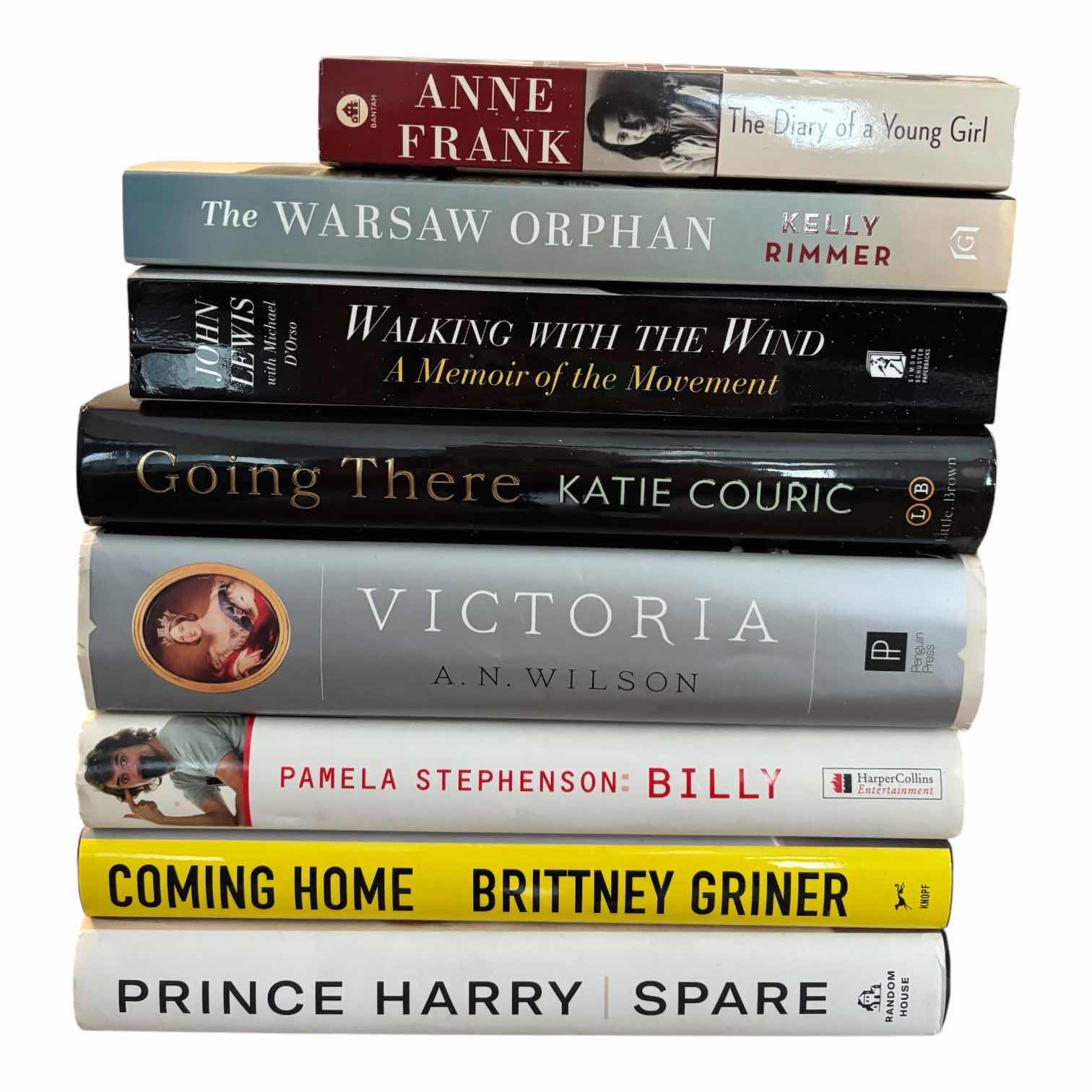 Photo 1 of MEMOIR/ BIOGRAPHY BOOKS (8)