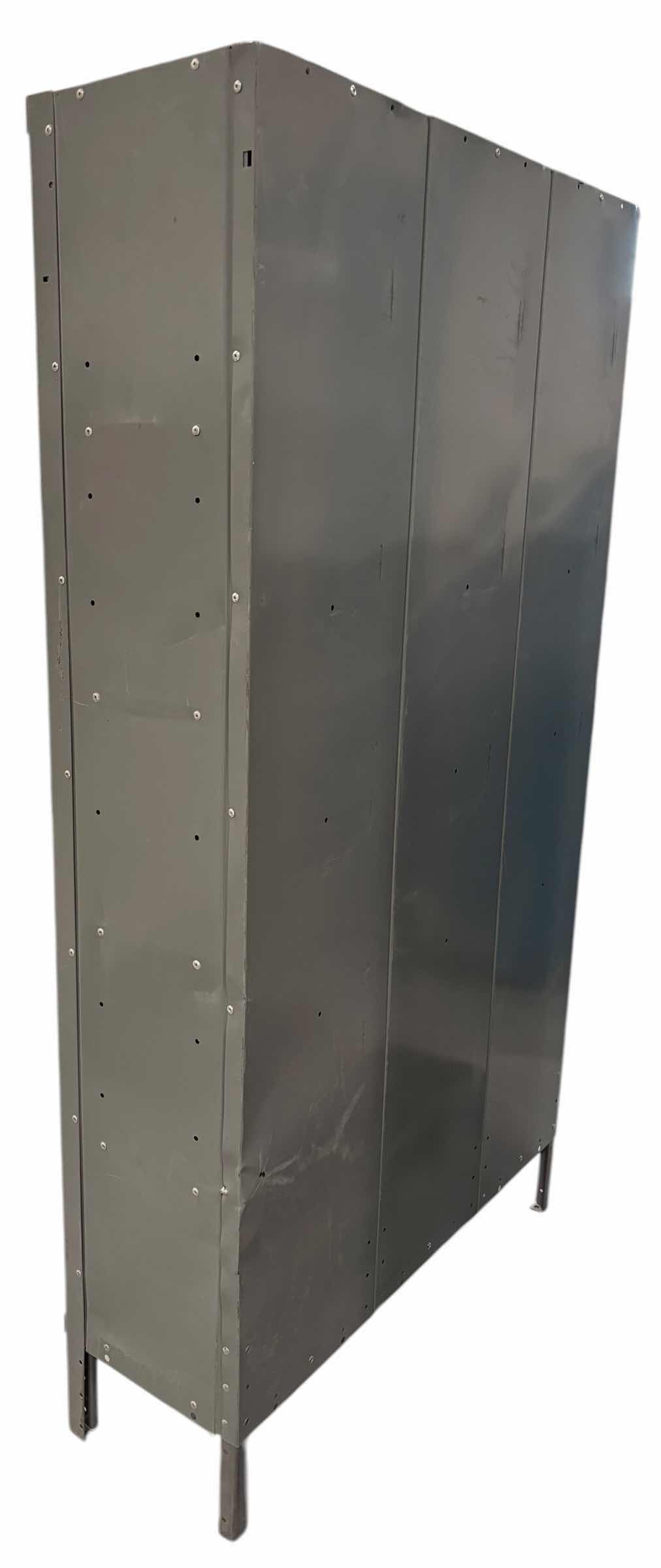 Photo 1 of HALLOWELL INDUSTRIAL FIVE TIER THREE WIDE METAL BOX LOCKER 12” X 36” X 66”H