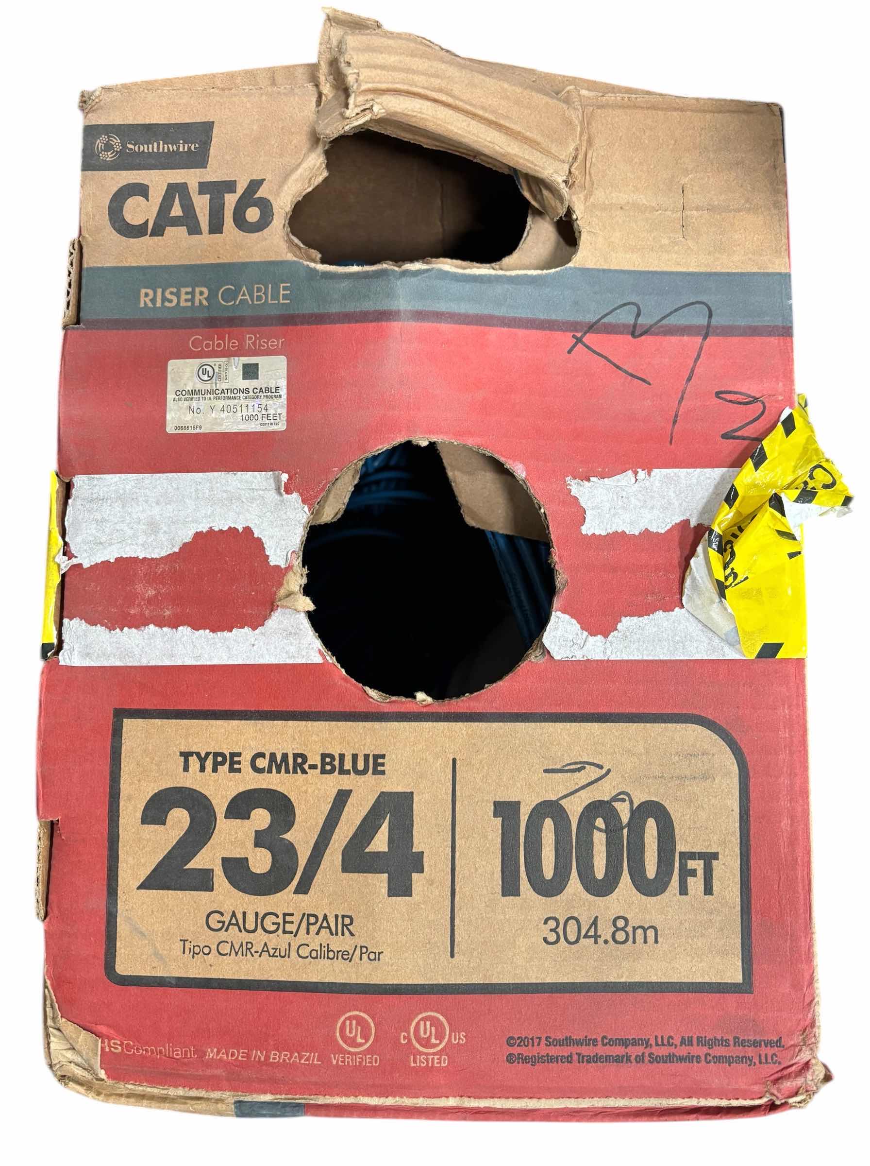 Photo 1 of SOUTHWIRE CAT6 RISER CABLE (TYPE CMR)