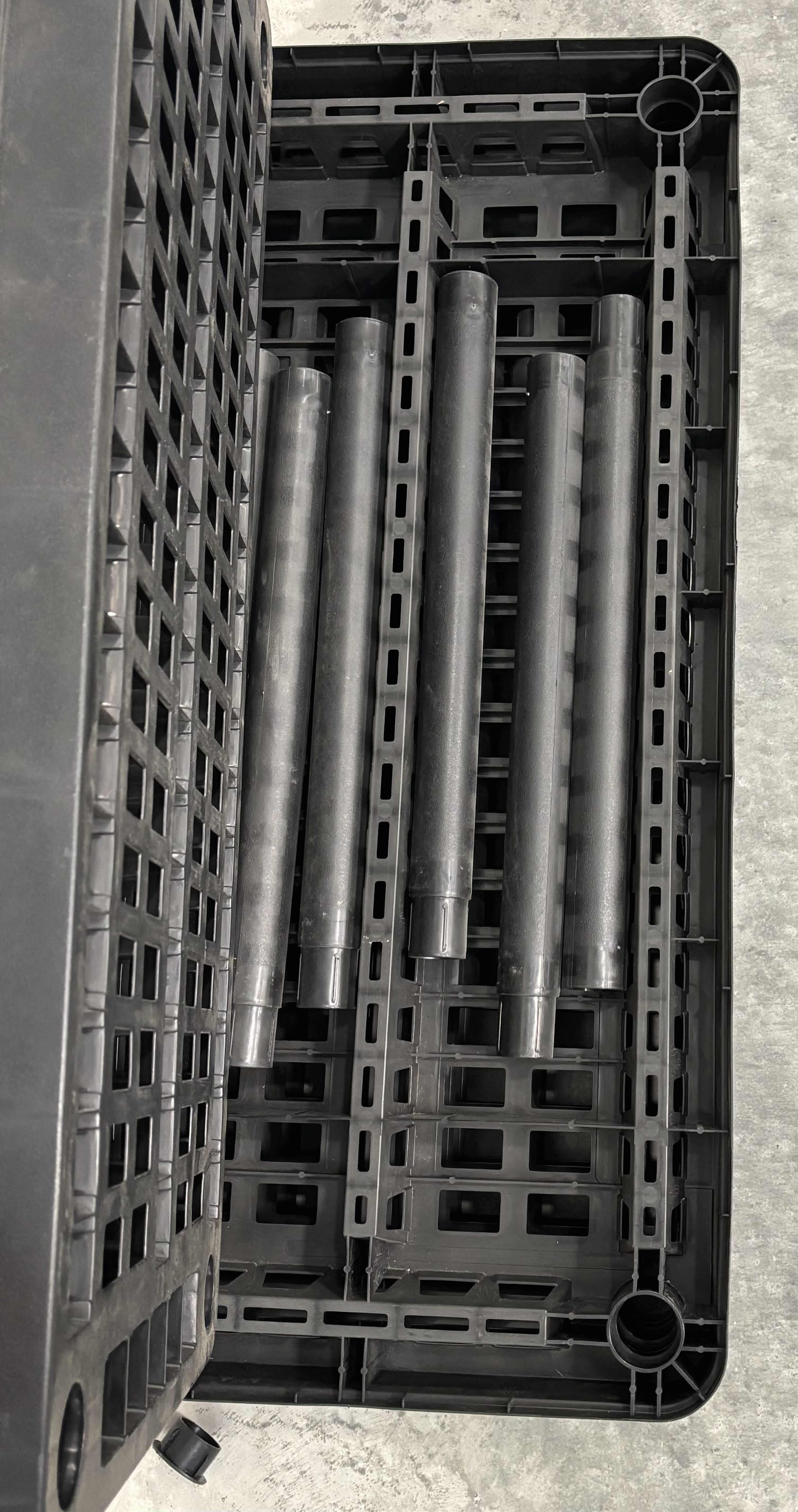 Photo 1 of PLASTIC SHELVING UNIT 36”W