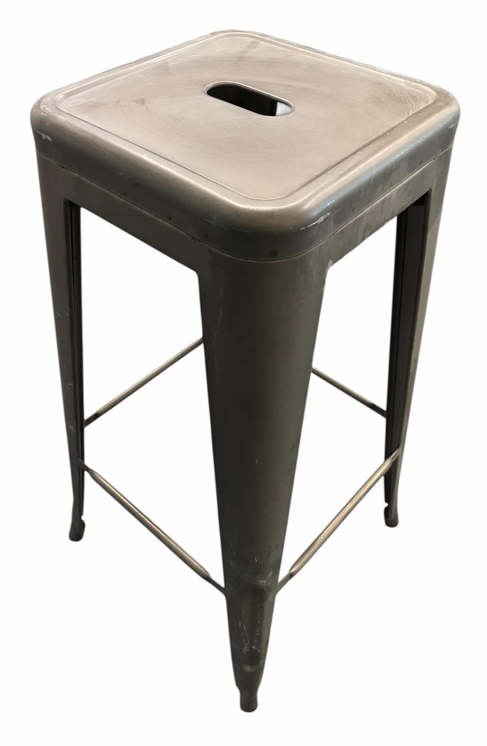 Photo 1 of 9 BROWN METAL BAR STOOLS 30”H
