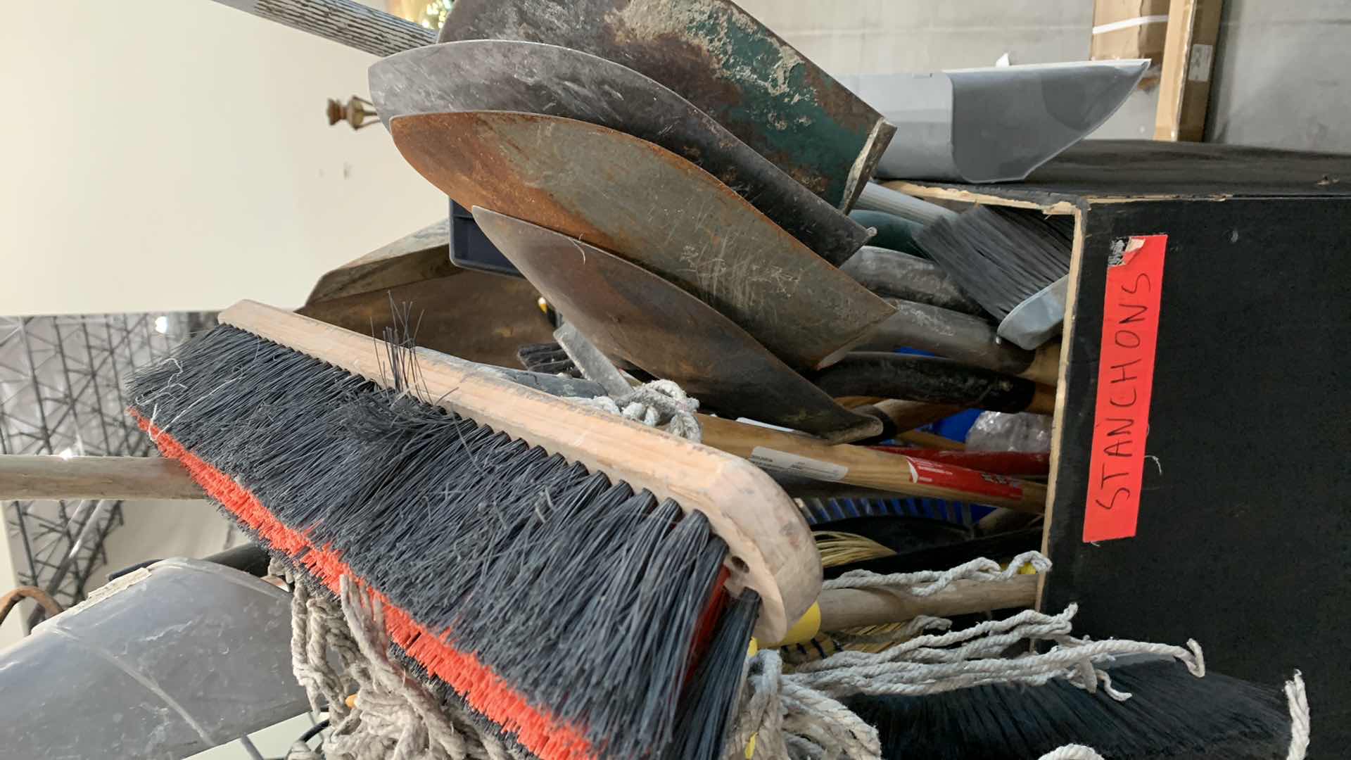 Photo 1 of ASSORTED RAKES AND SHOVELS