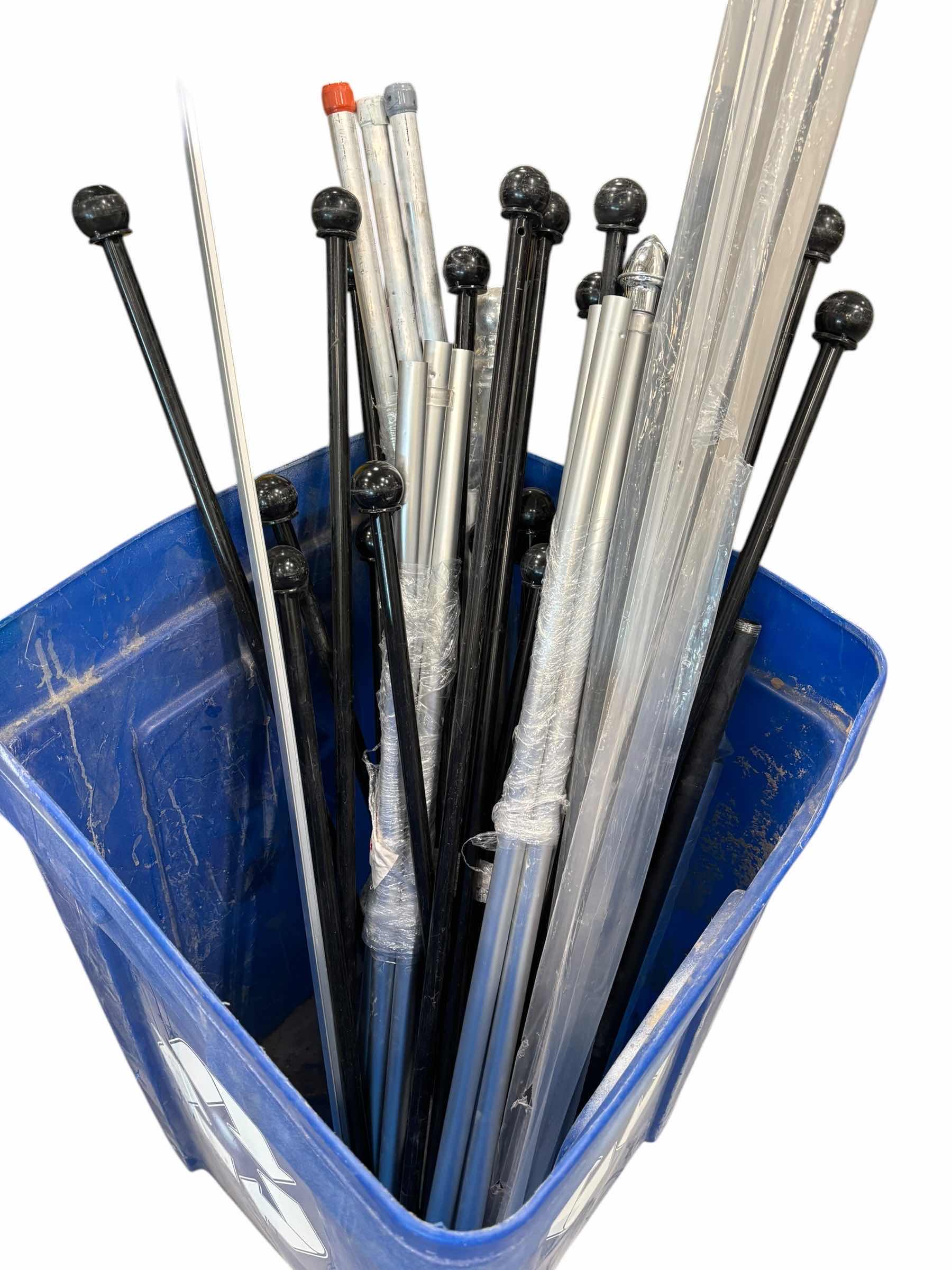 Photo 1 of CONTAINER OF CURTAIN RODS & MOLDING