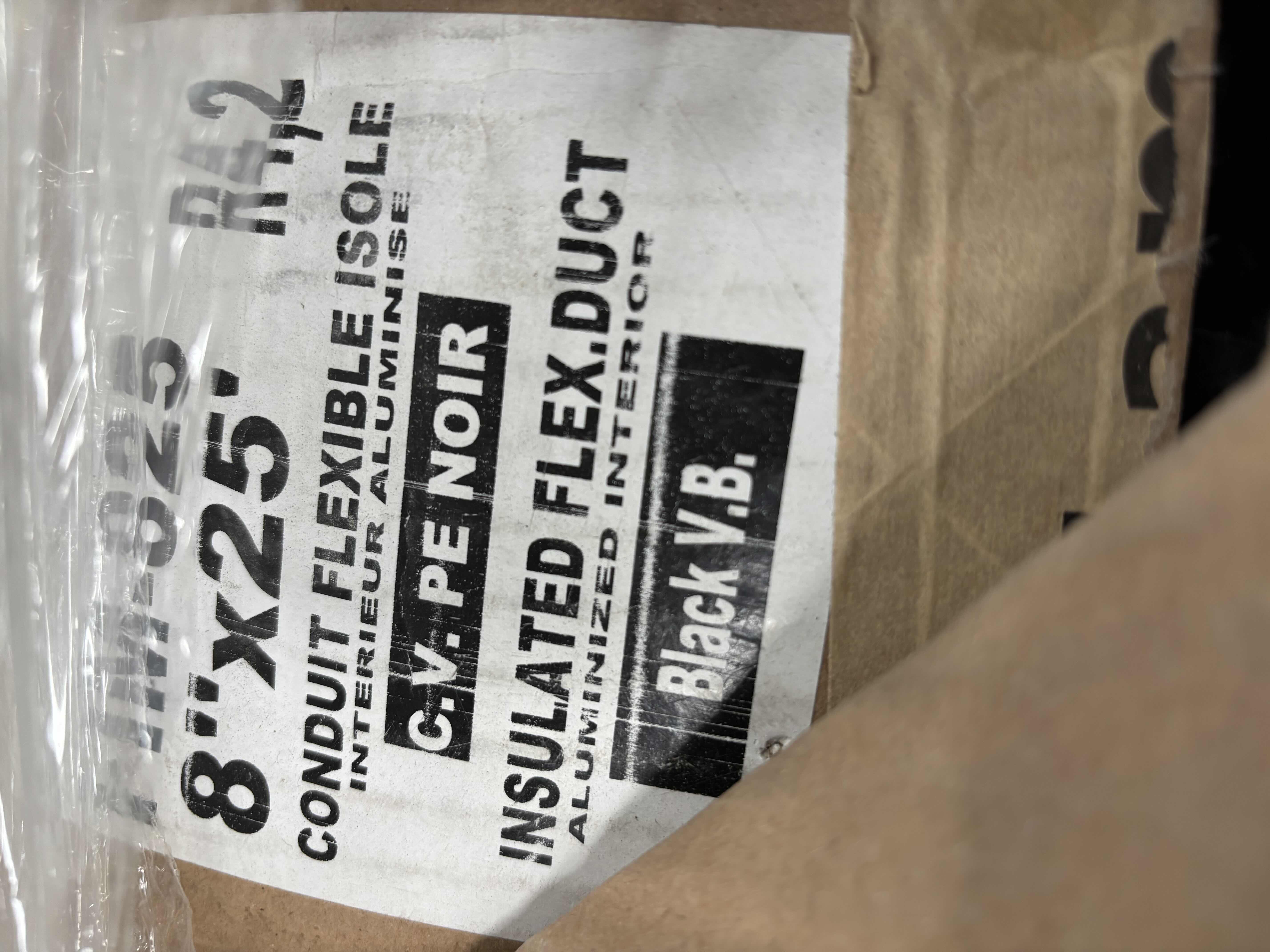 Photo 1 of INSULATED FLEX DUCT 8” X 25’