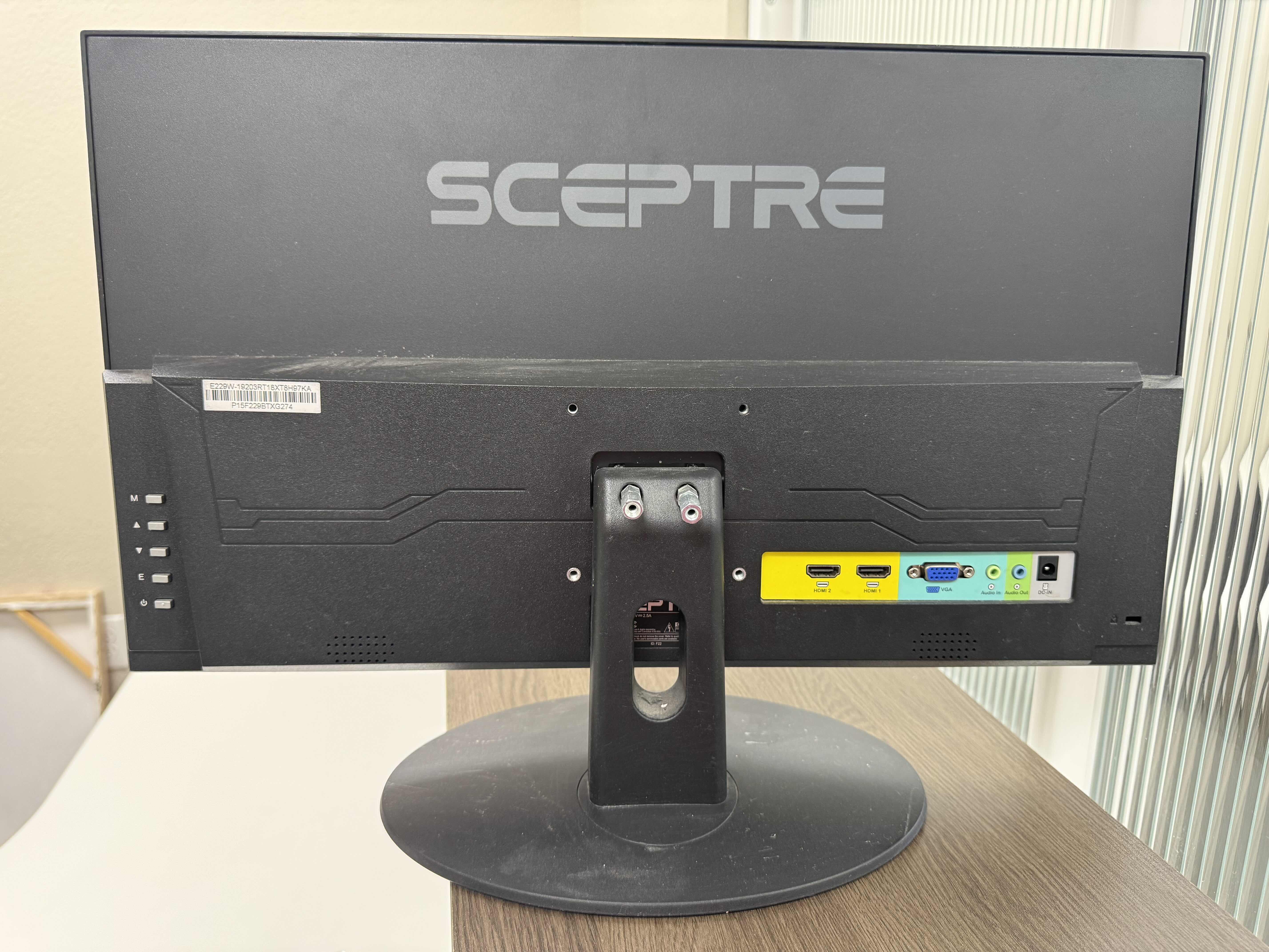 Photo 1 of 22” SCEPTRE LED MONITOR W BASE