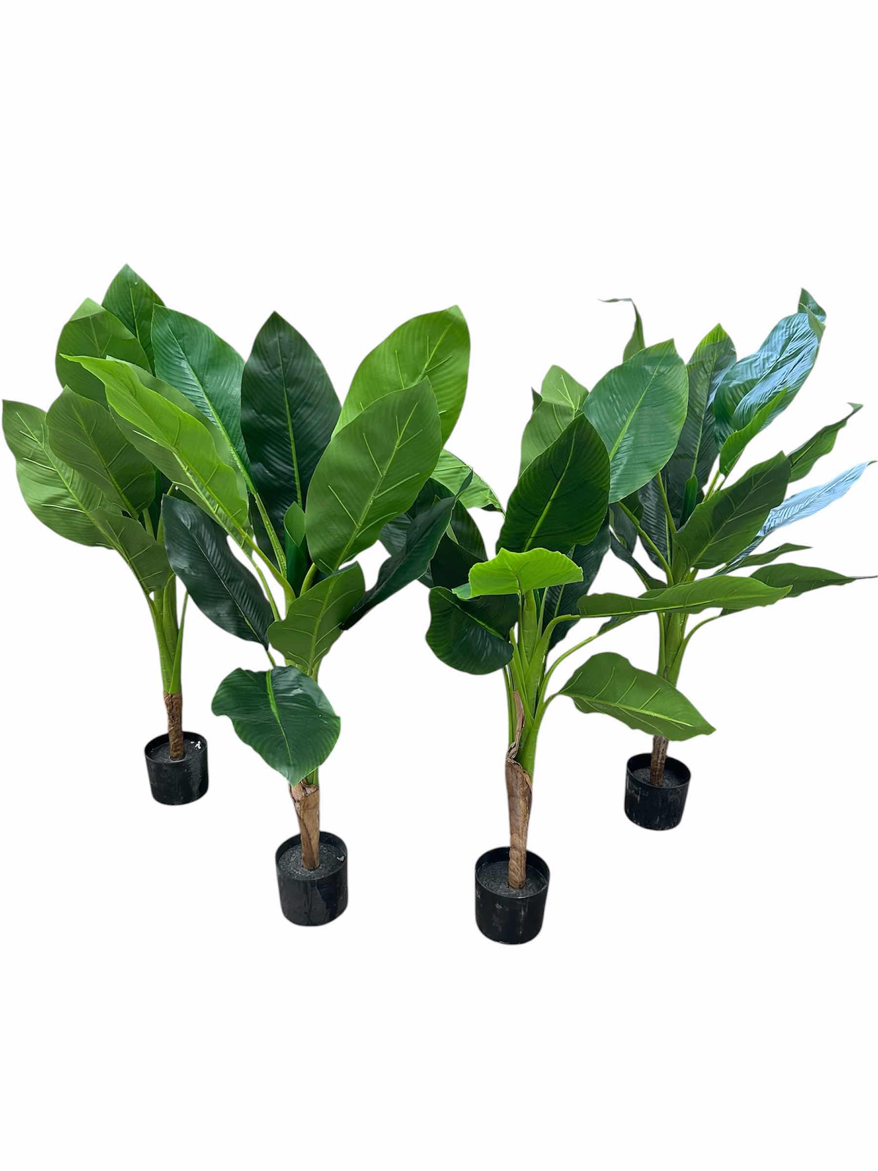 Photo 1 of 4-ARTIFICIAL TRIPLE STALK BANANA TREE H 48"