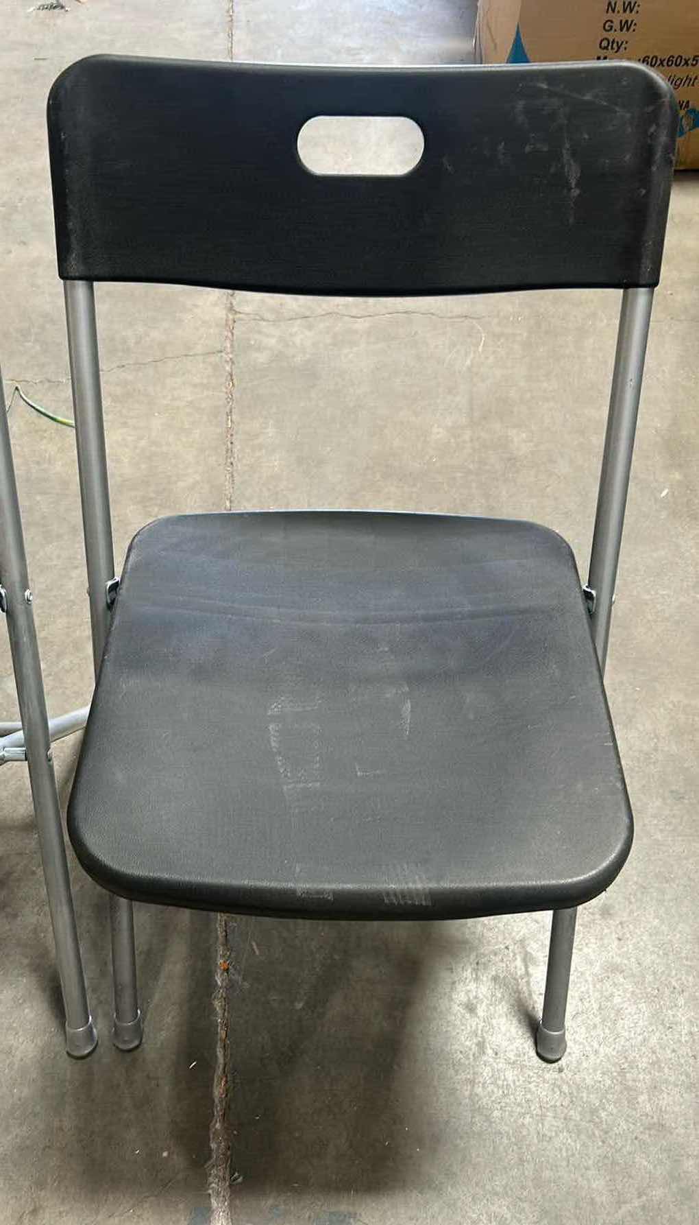 Photo 1 of 3- RESIN SEAT & BACK FOLDING CHAIR