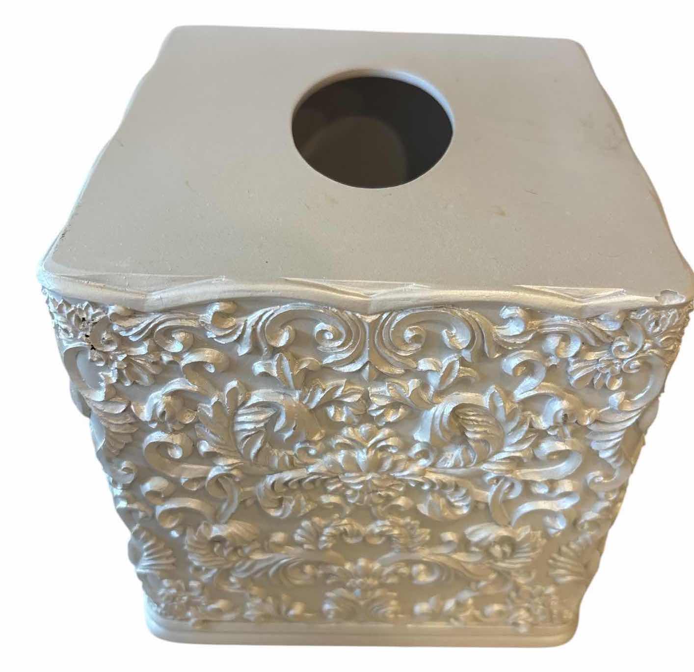 Photo 1 of (3)PCS DECORATIVE TISSUE BOX COVER H6”