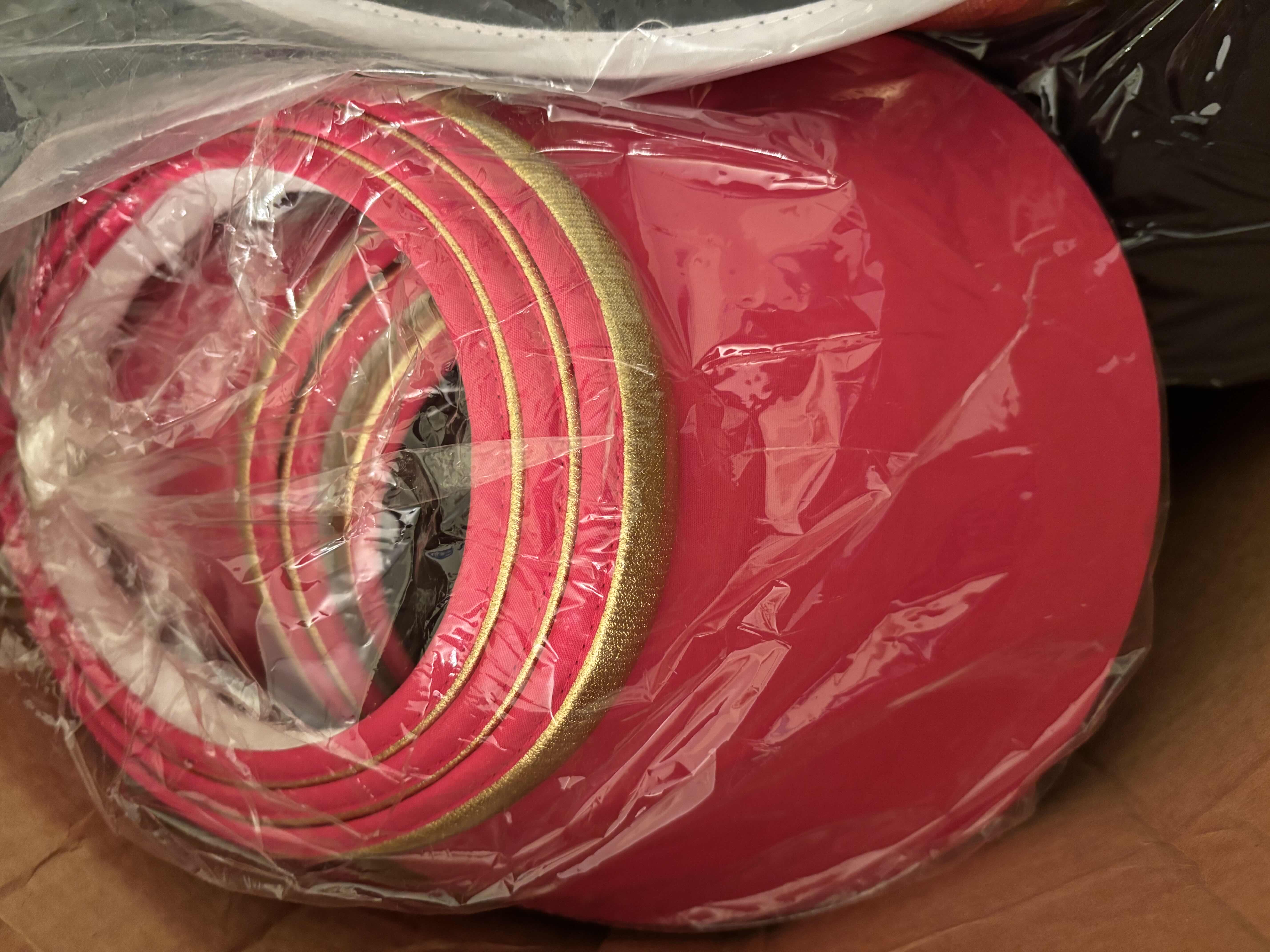 Photo 1 of BOX OF VISORS IN MULTIPLE COLORS & STYLES