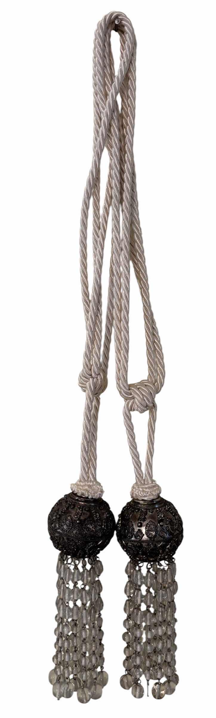 Photo 1 of DECORATIVE CURTAIN TIE BACKS (1 SET)