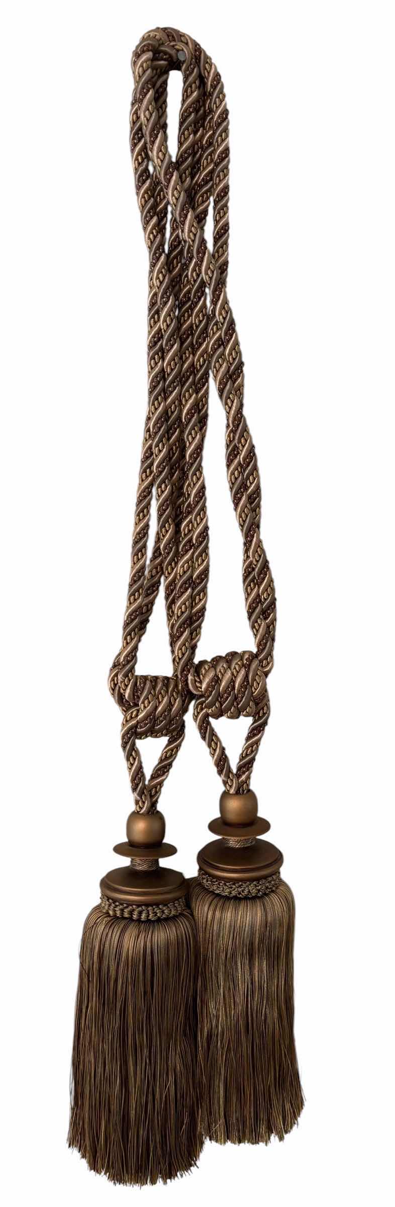 Photo 1 of DECORATIVE CURTAIN TIE BACKS (1 SET)
