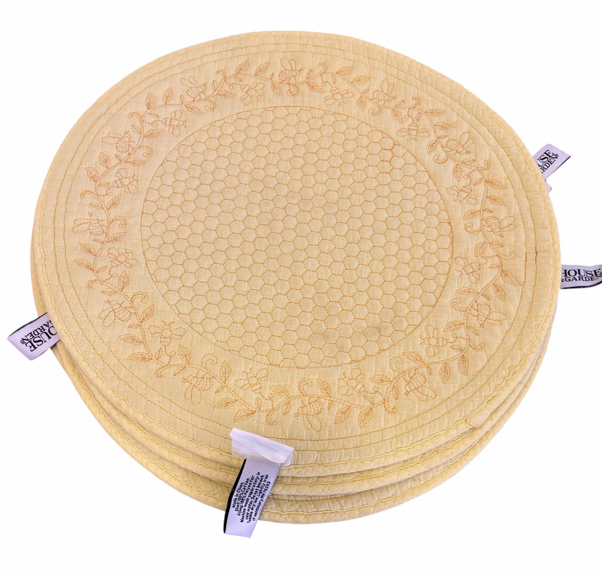 Photo 1 of 2 SETS OF ROUND PLACEMATS