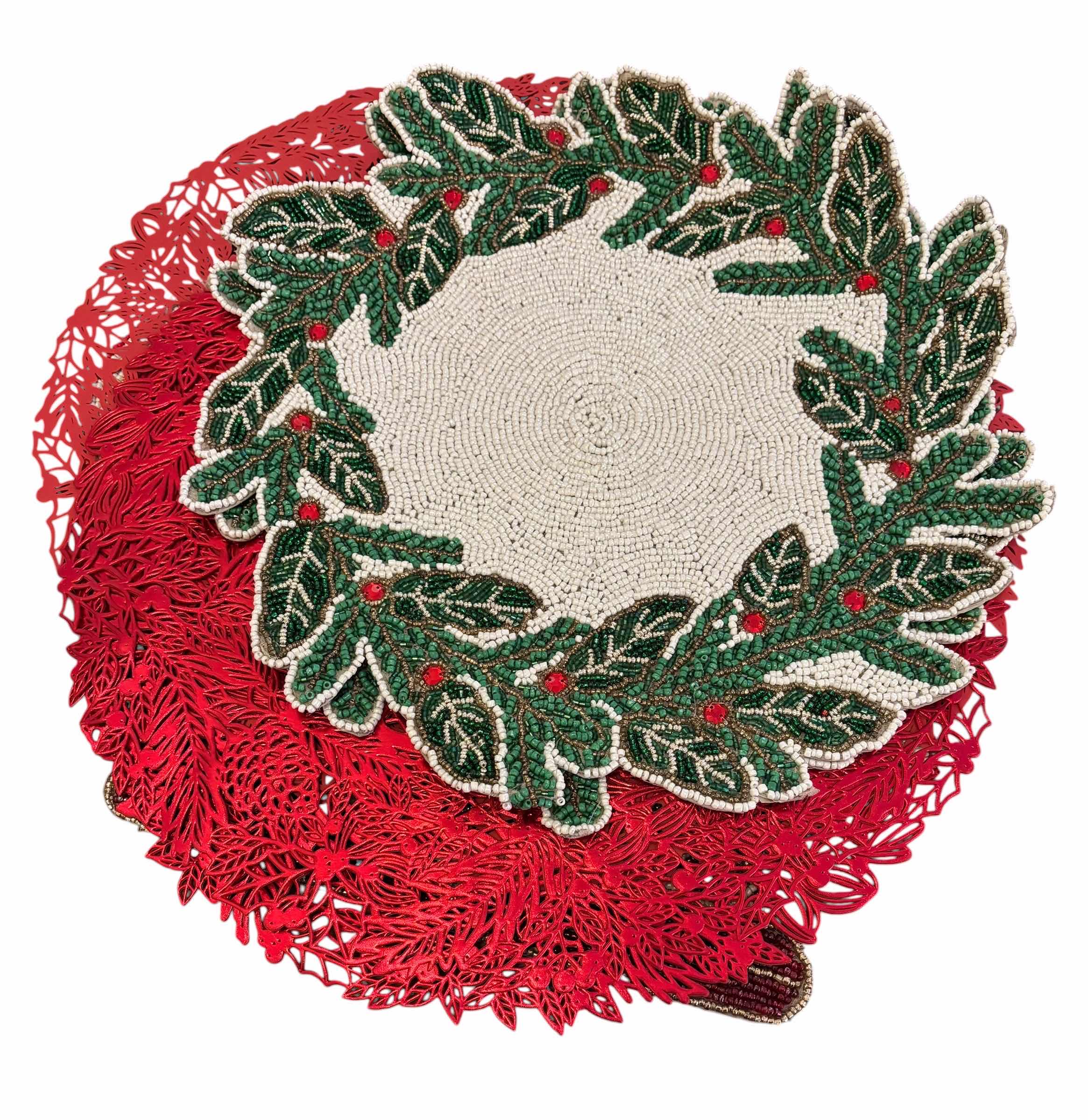Photo 1 of BEADED & PLASTIC PLACEMATS
