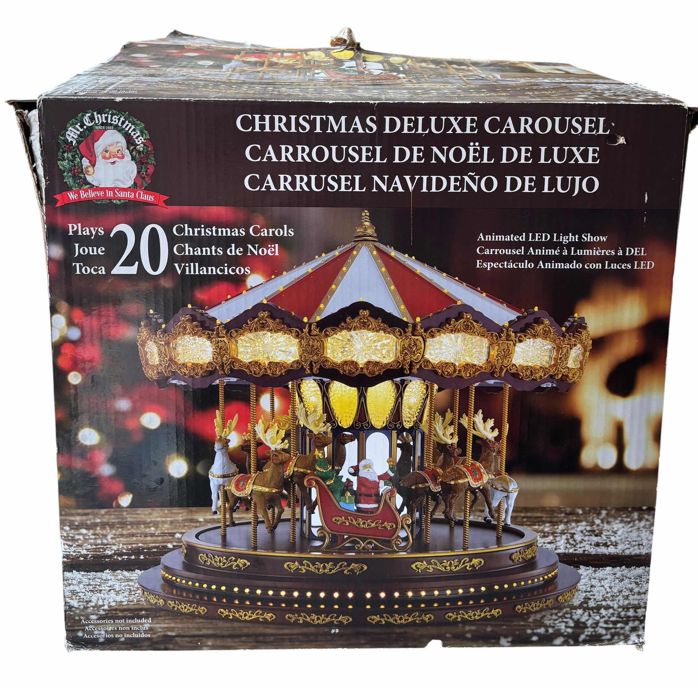 Photo 1 of CHRISTMAS CAROUSEL IN ORIGINAL BOX