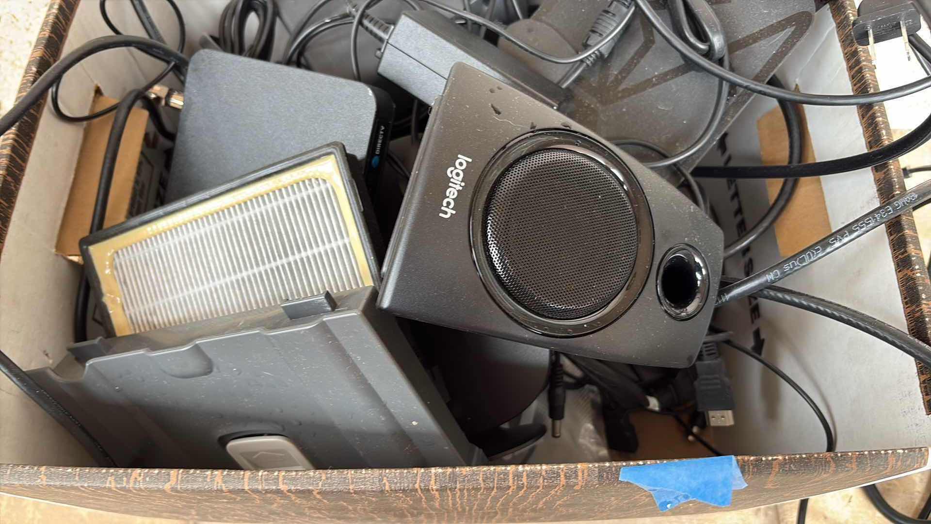 Photo 1 of BOX OF CHORDS, SPEAKERS, & MORE