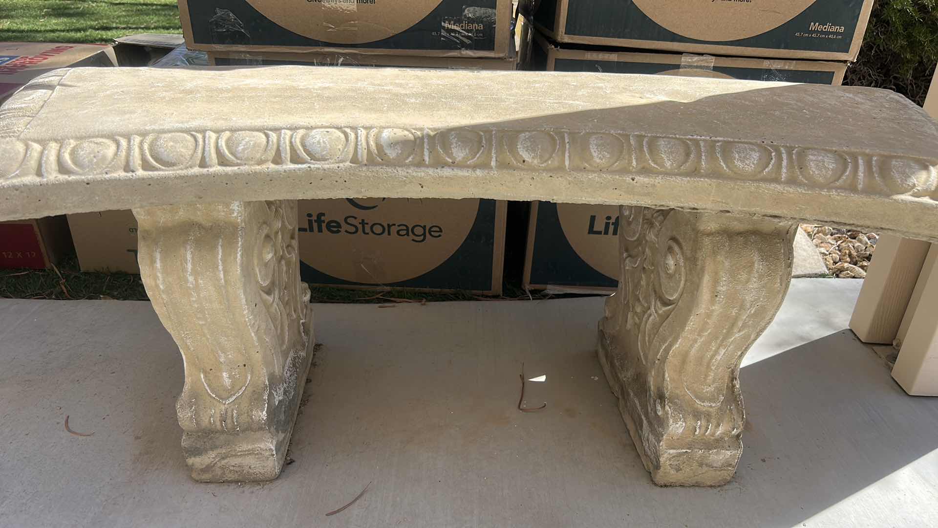 View 5 of DESERT SAND GARDEN BENCH 42“ x 15“ x H16 1/2“