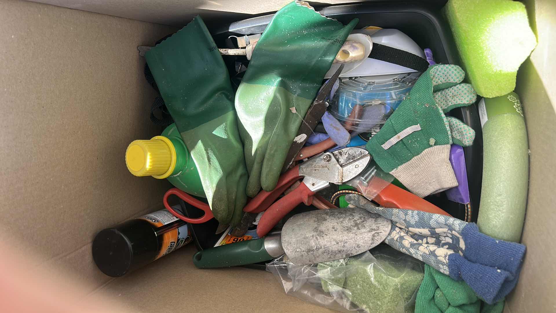 Photo 1 of BOX FULL OF GARDENING SUPPLIES, AND TOOLS