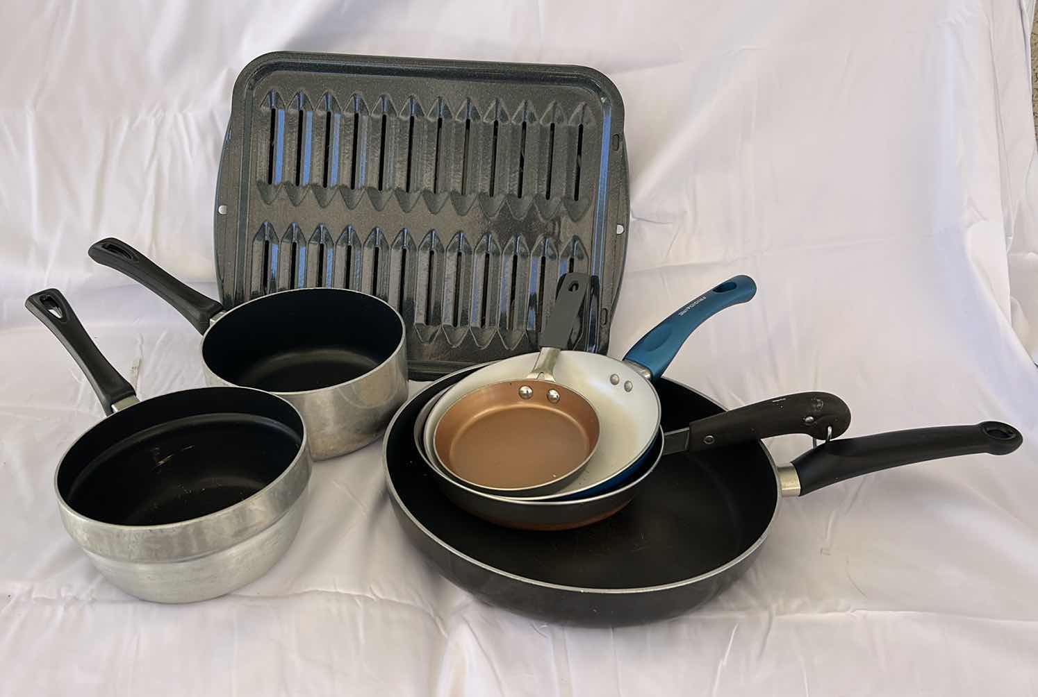 Photo 1 of SKILLETS, POTS AND PANS