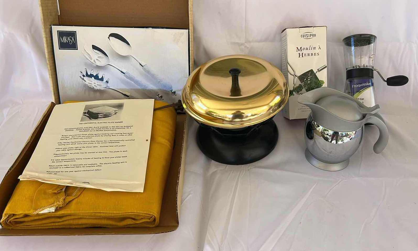Photo 1 of KITCHEN, ACCESSORIES – FONDUE SET, PLATE WARMER, HERB MINCER, AND MORE