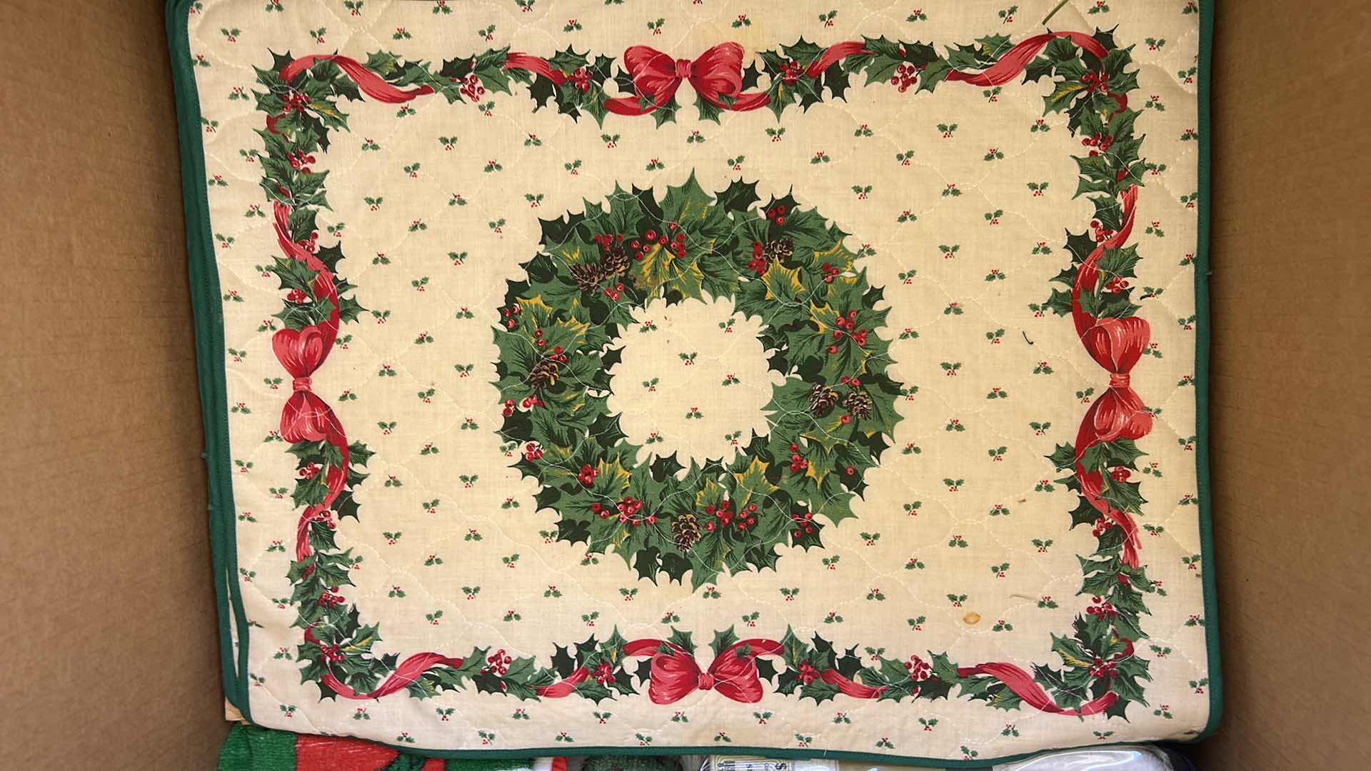 Photo 1 of CHRISTMAS DECOR AND LINENS